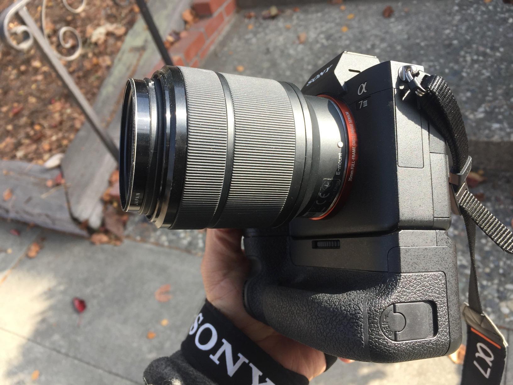 MCO-A7II Vertical Battery Grip as VG-C2EM Replacement for Sony A7II A7S II A7R II, Hold NP-FW50 Battery(Battery not Included) customer photo 2