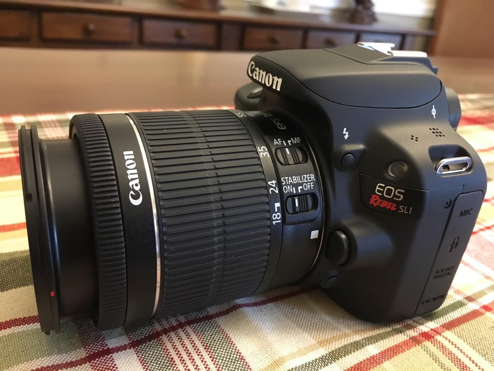Canon EOS Rebel SL1 Digital SLR with 18-55mm STM Lens (Renewed) customer photo 1