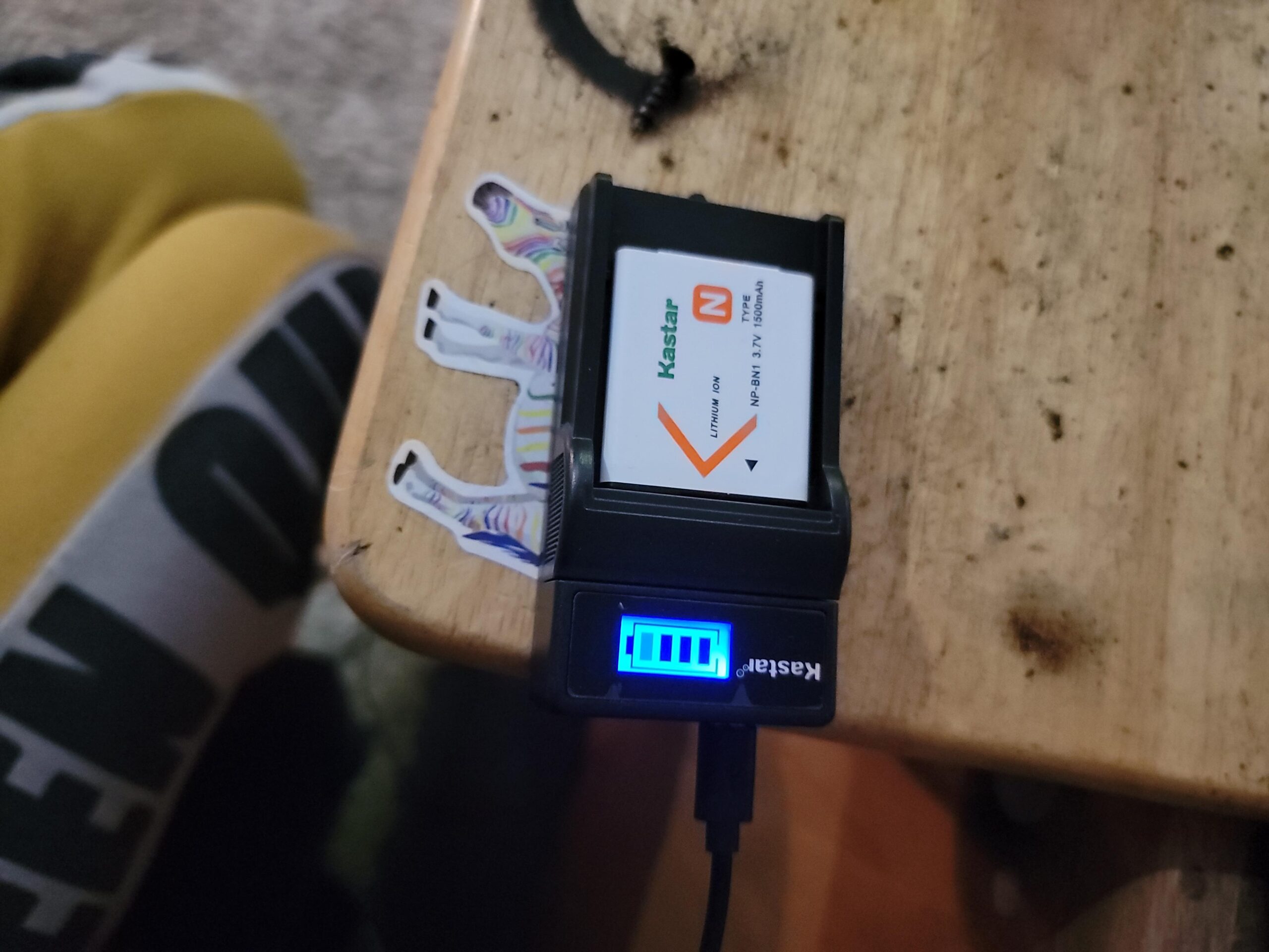 Kastar Battery (X2) & LCD Slim USB Charger for Sony NP-BN1 and Cyber-Shot Digital Cameras customer photo 2