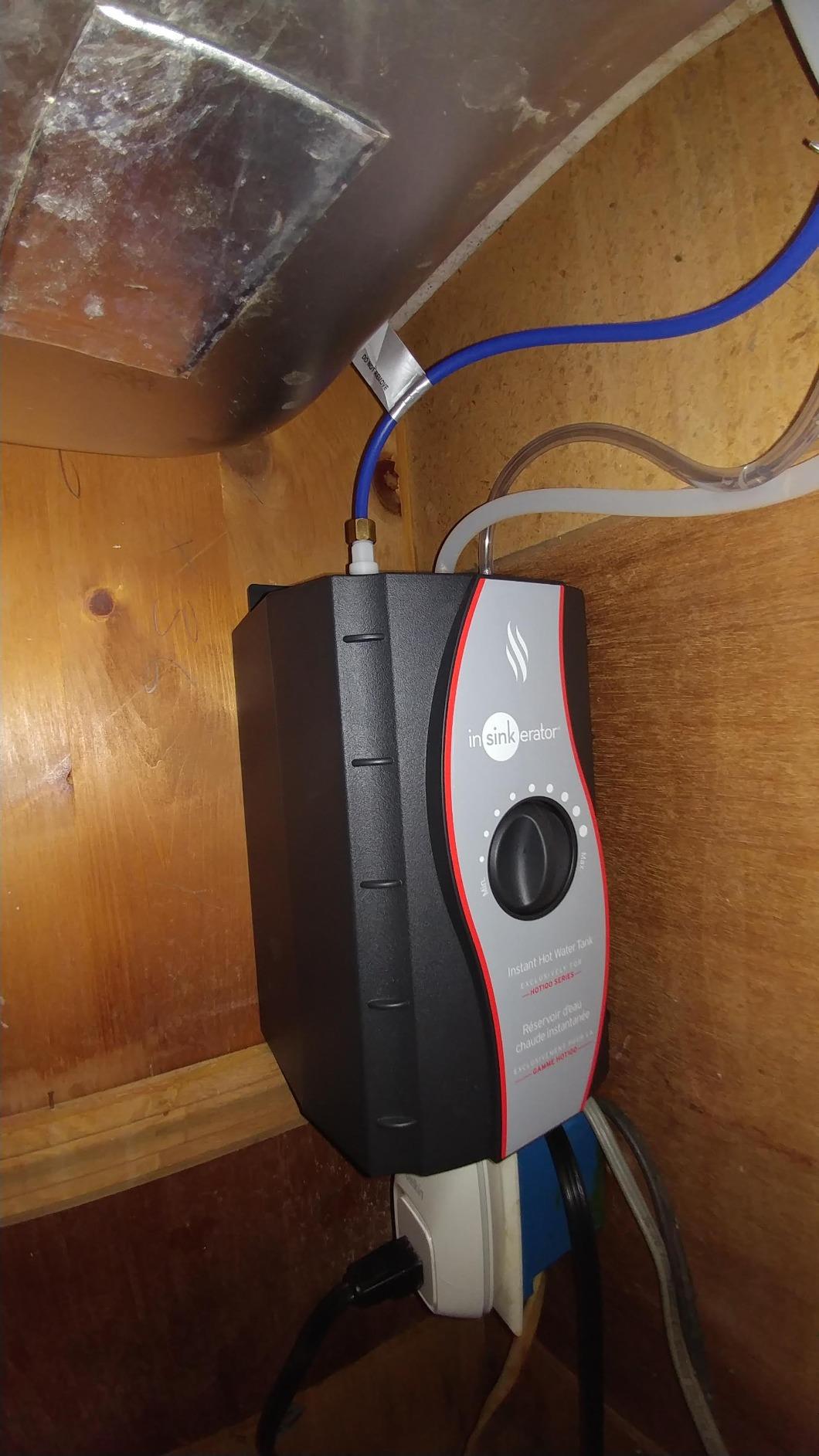 InSinkErator H-HOT150SN-SS Instant Hot Water Dispenser System with Stainless Steel Tank, Satin Nickel customer photo 2