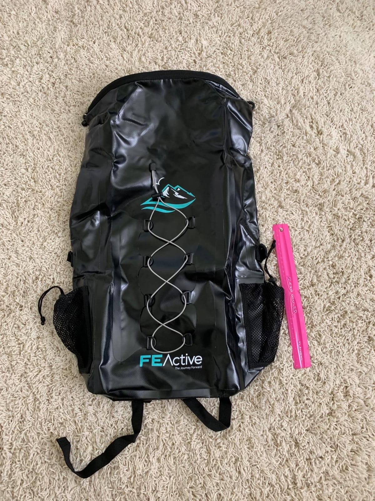 FE Active Dry Bag Waterproof Backpack - 30L Eco Friendly Bag for Men & Women for Fishing, Travel, Hiking, Beach & Survival Gear. Storage for Camera & Camping Accessories | Designed in California, USA customer photo 2
