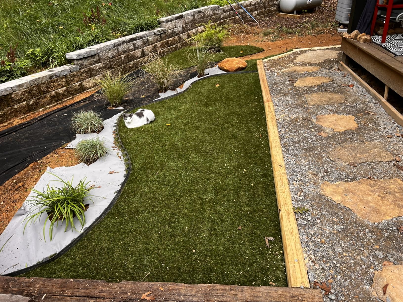 ALTRUISTIC Premium Artificial Grass Drainage Holes & Rubber Backing, 6.5 ft x 10 ft, 70 oz / 1.38 Inch Pile Height Realistic Synthetic Grass Mat Extra-Heavy & Soft Pet Turf Fake Grass for Dogs Outdoor customer photo 2