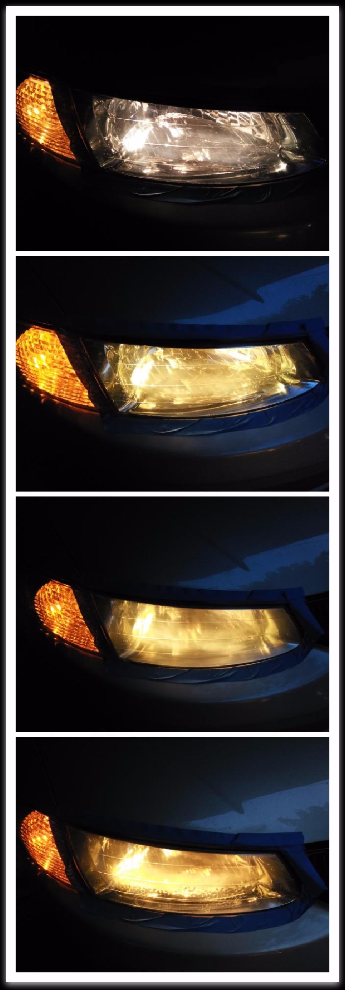 Meguiar's Two Step Car Headlight Restoration Kit | Headlight Cleaner Restores Clear Car Plastic & Protects from Re-Oxidation, Includes Coating & Cleaning Solution, 4 Piece Kit customer photo 1
