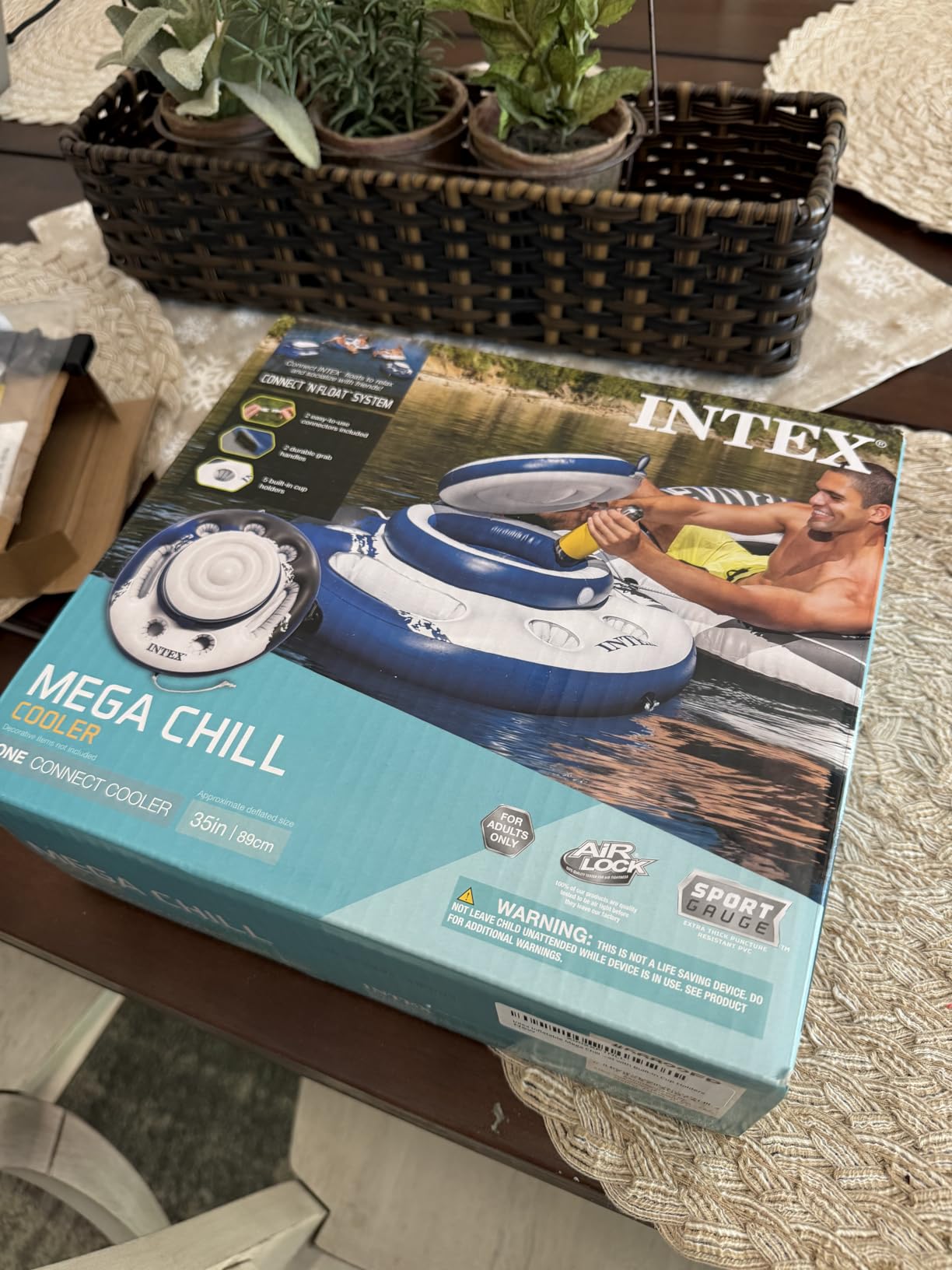 Intex Inflatable Mega Chill Cooler Float with Built-in Cup Holders customer photo 1