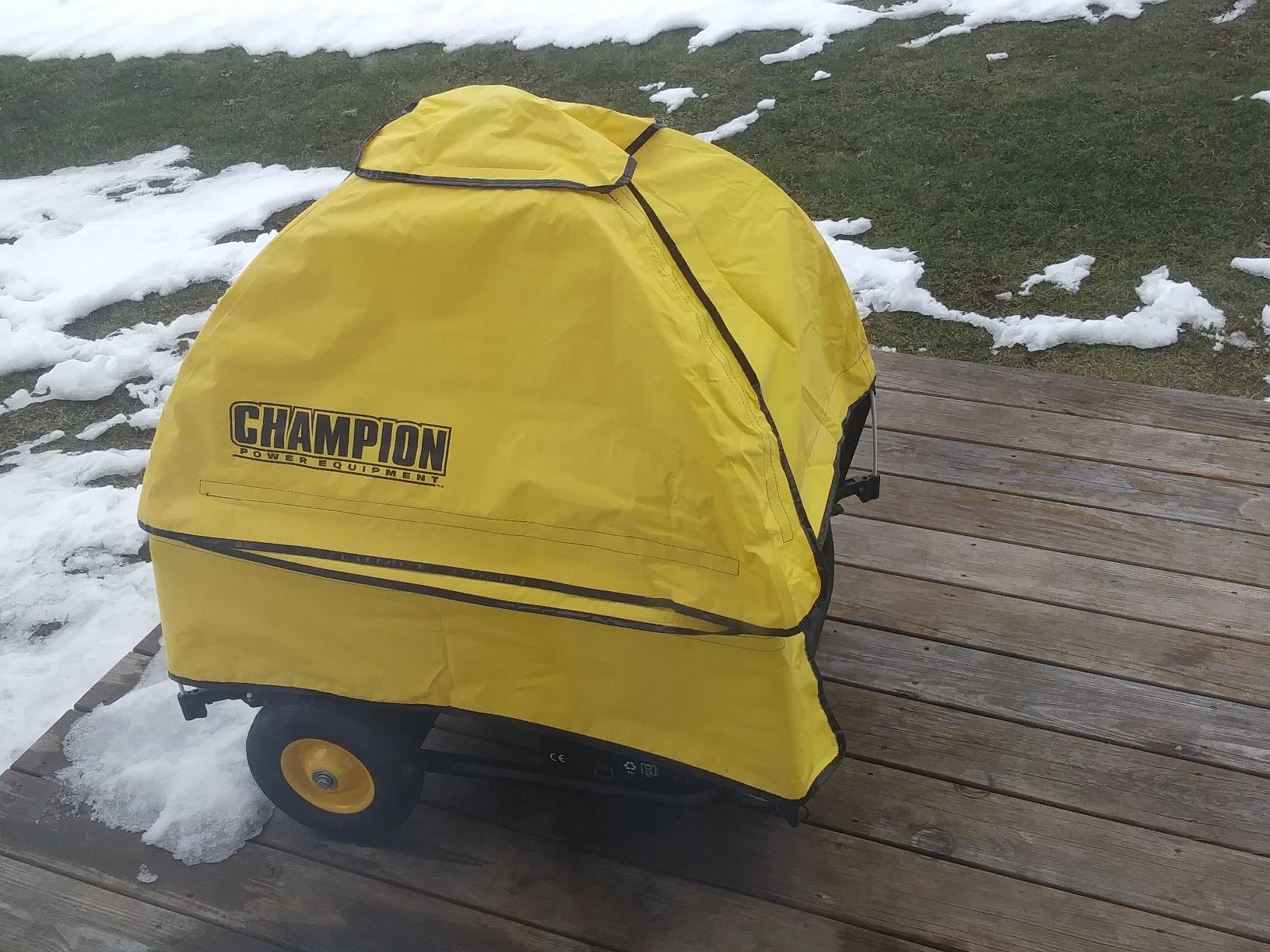 Champion Power Equipment 100376 Storm Shield Severe Weather Portable Generator Cover by GenTent for 4000 to 12,500-Starting Watt Generators customer photo 1