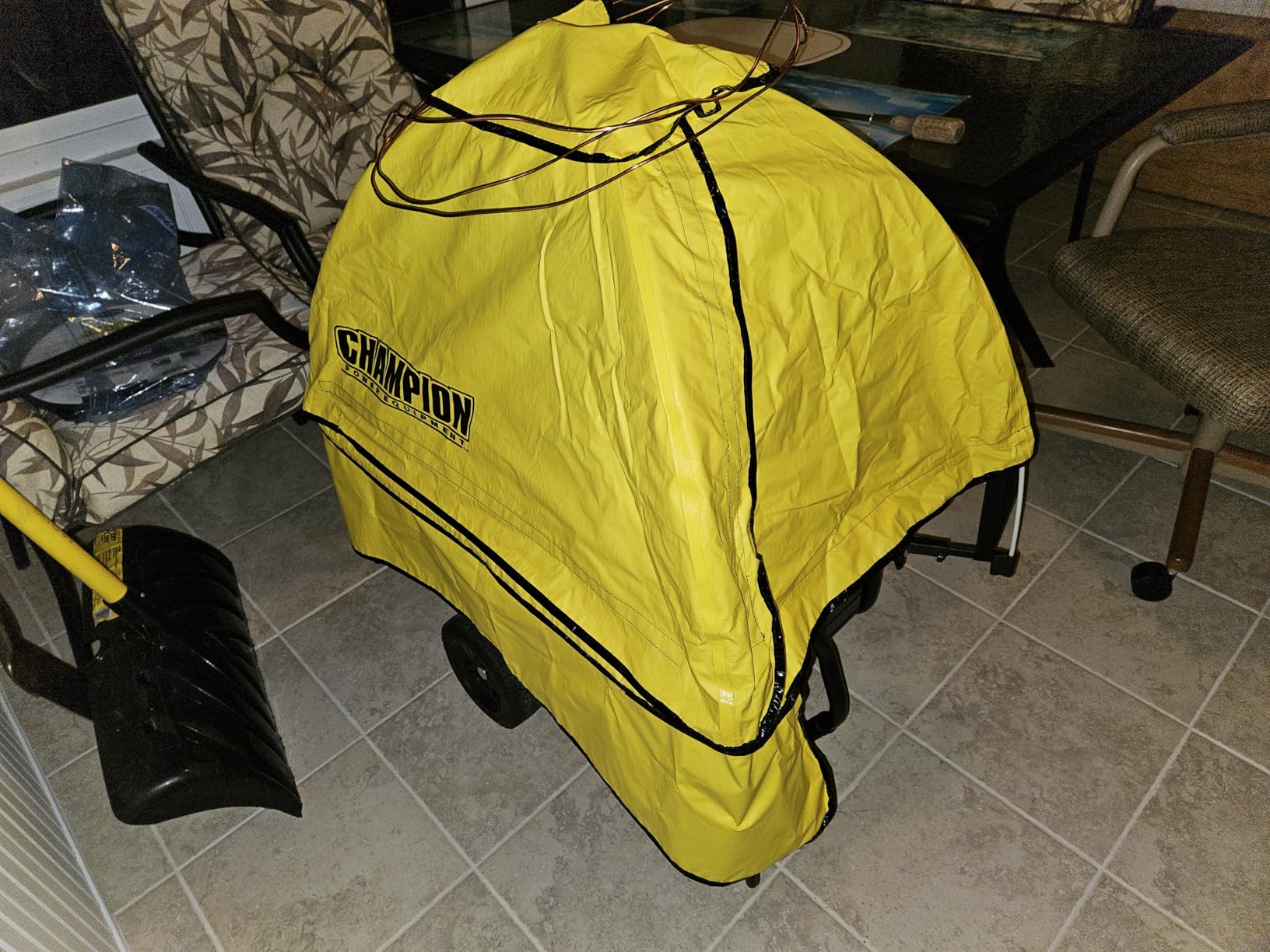 Champion Power Equipment 100376 Storm Shield Severe Weather Portable Generator Cover by GenTent for 4000 to 12,500-Starting Watt Generators customer photo 2