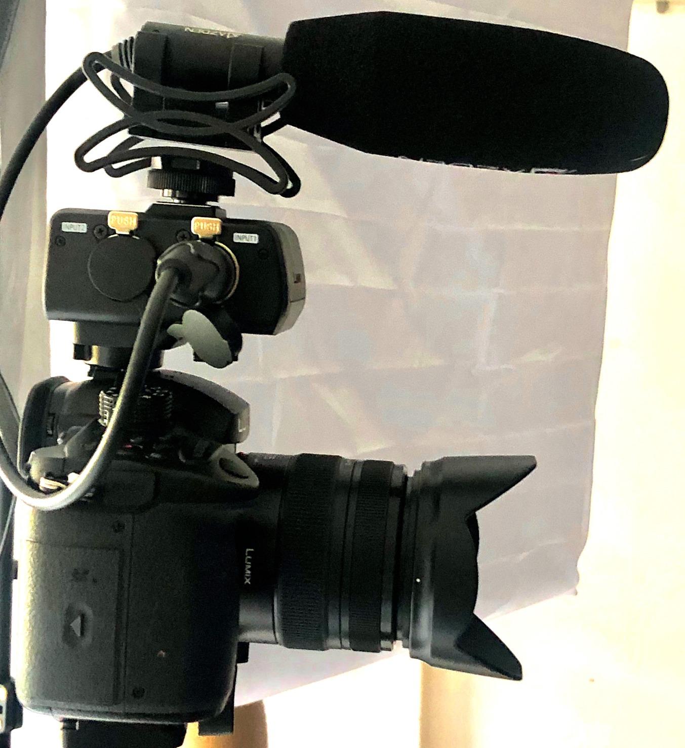 Panasonic Professional XLR Audio Video Microphone Adaptor with 2 XLR Terminals - Accessory Compatible with LUMIX GH5, GH5S, S1 and S1R Mirrorless Digital Cameras - DMW-XLR1, Black customer photo 1