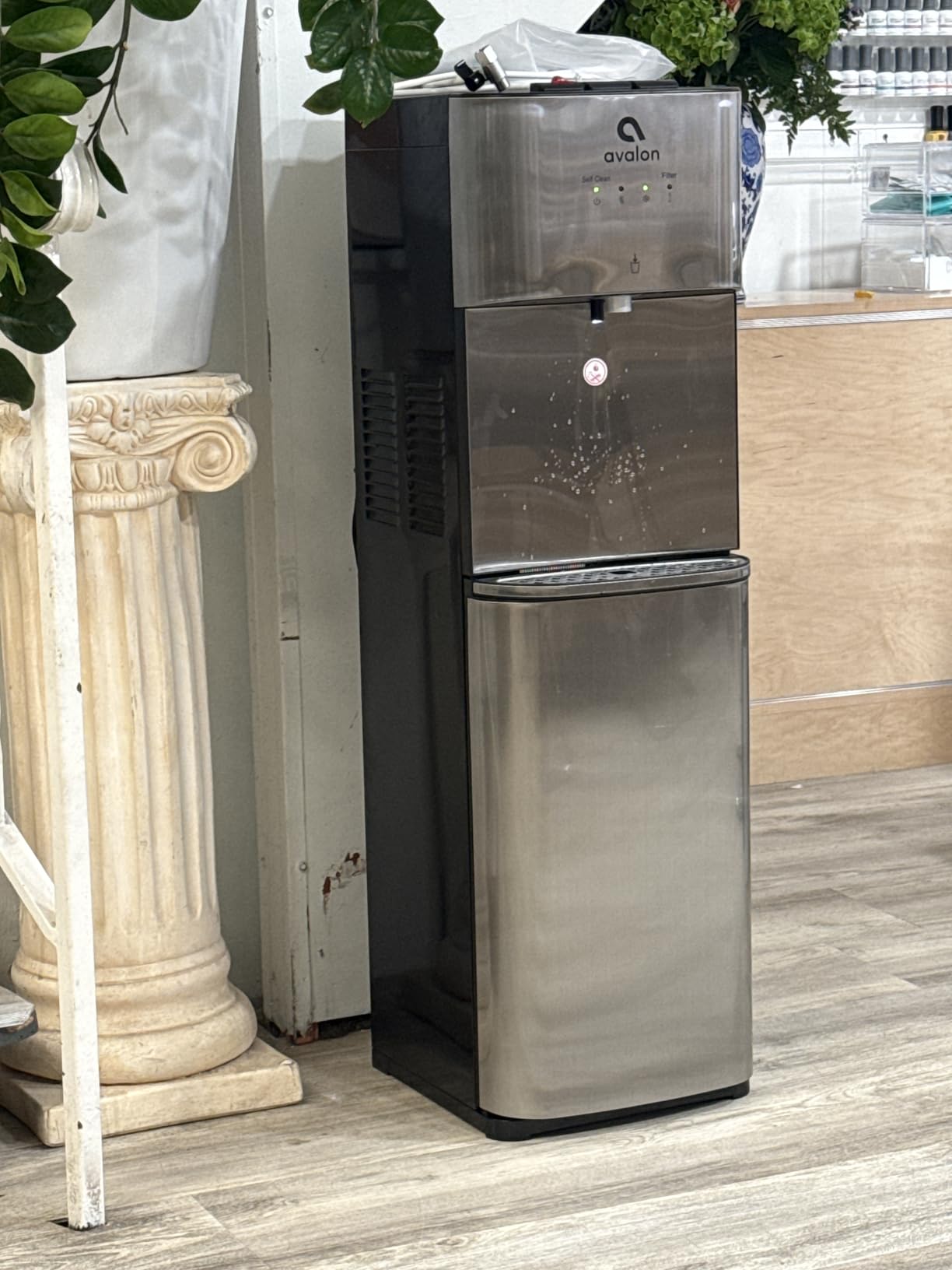 Avalon Self Cleaning Bottleless Water Cooler Water Dispenser - 3 Temperature Settings - Hot, Cold & Room Water, Durable Stainless Steel Cabinet, NSF Certified Filter- UL Listed customer photo 1