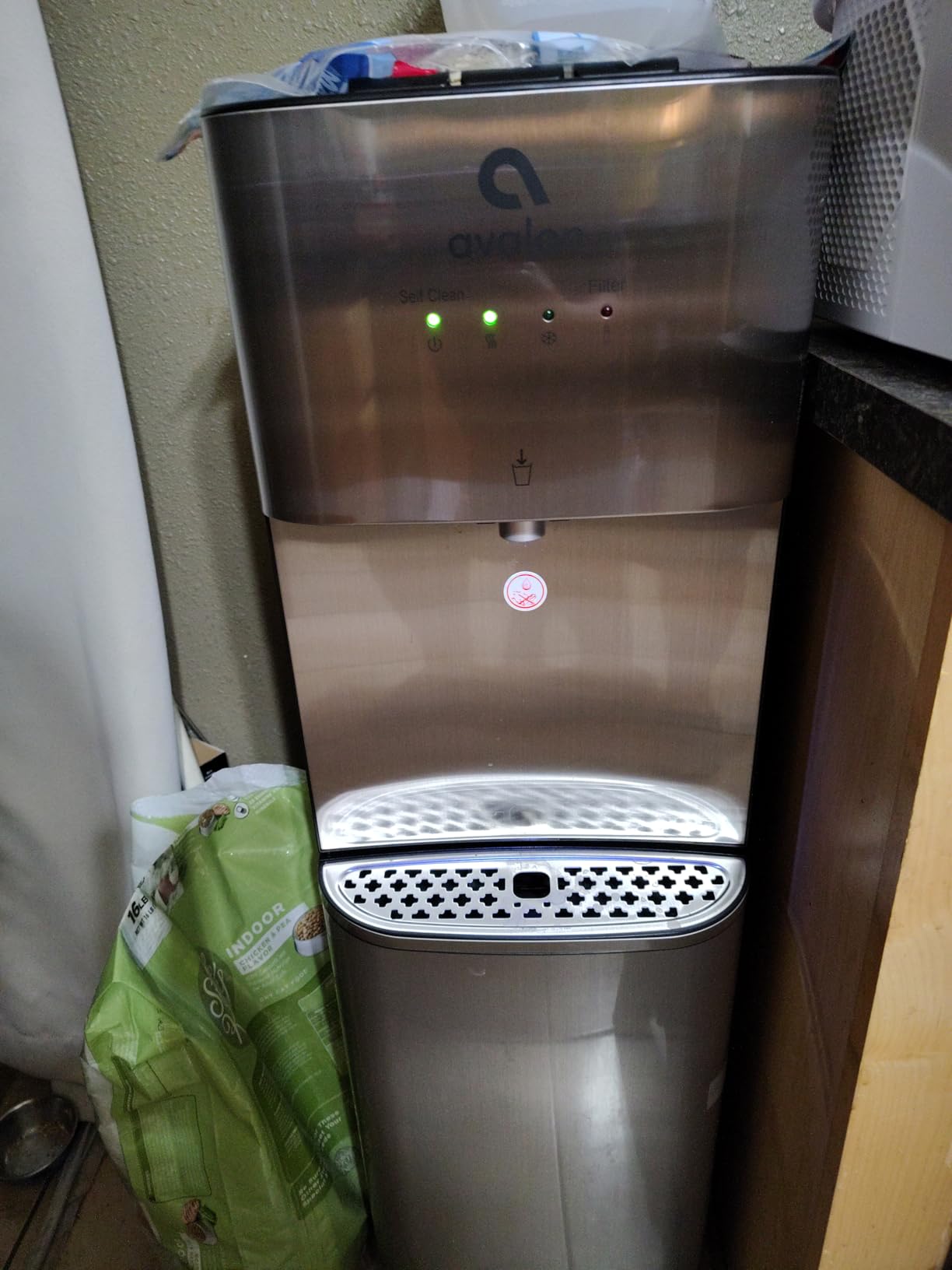 Avalon Self Cleaning Bottleless Water Cooler Water Dispenser - 3 Temperature Settings - Hot, Cold & Room Water, Durable Stainless Steel Cabinet, NSF Certified Filter- UL Listed customer photo 2