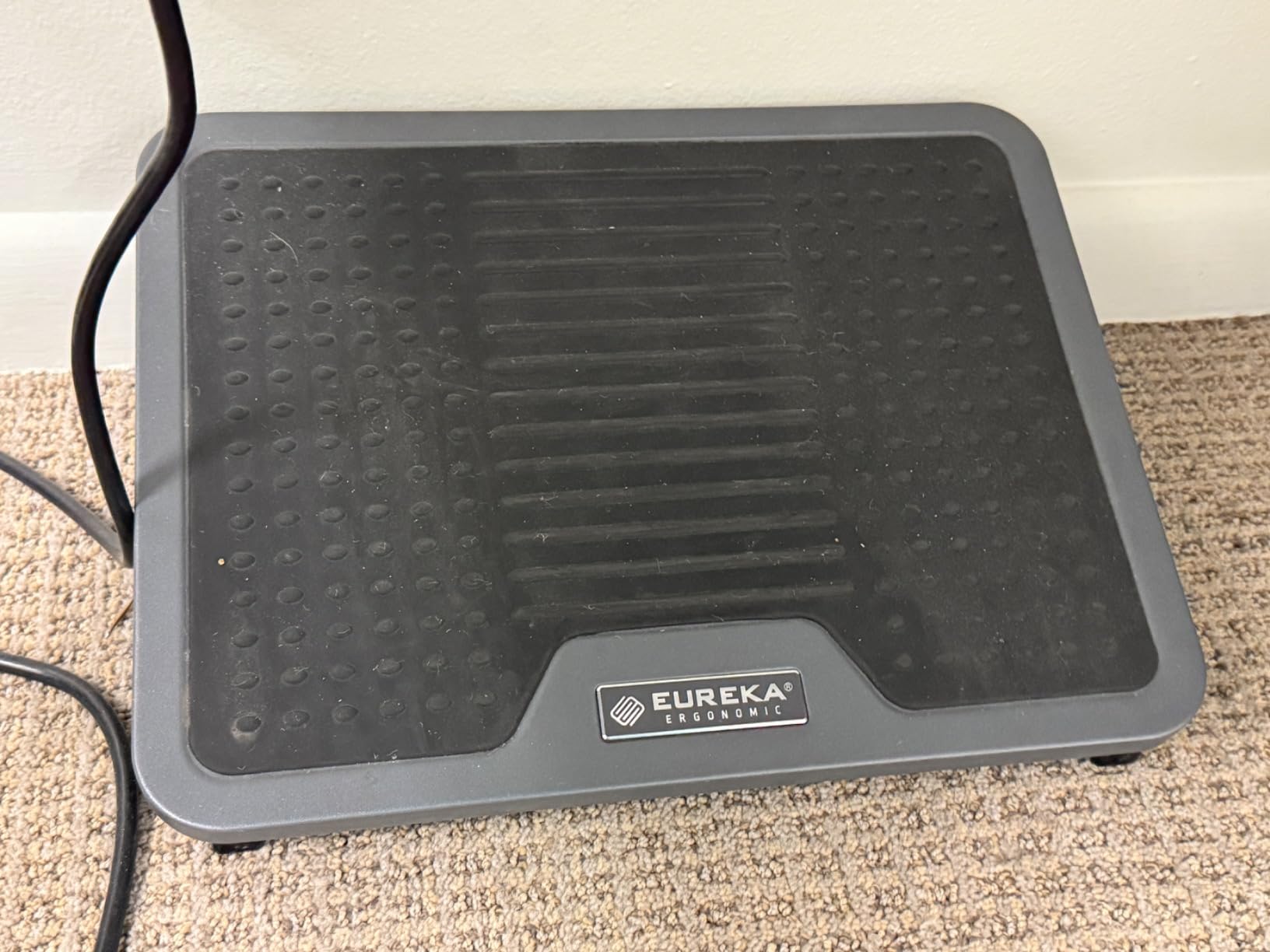 EUREKA ERGONOMIC Tilt Adjustable Footrest, Foot Rest for Under Desk at Work with Massage Surface, Office Foot Rest Under Desk with 20 Degree Tilt No Locking, Metal Frame customer photo 2