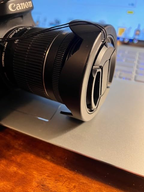 55mm Lens Hood Set Compatible with Nikon D3400 D3500 D5500 D5600 D7500 DSLR Camera with AF-P DX 18-55mm f/3.5-5.6G VR Lens, Collapsible Rubber Hood + Reversible Tulip Flower Hood + Lens Cap customer photo 1