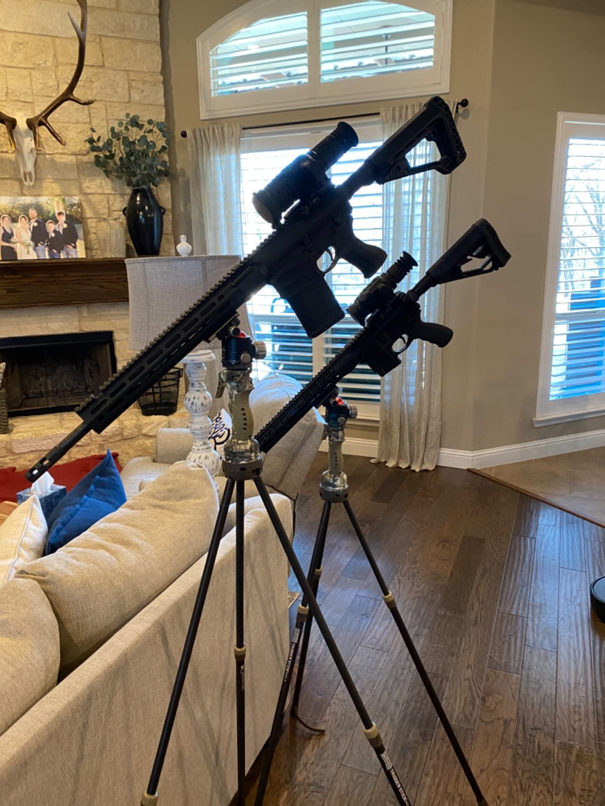 PRIMOS Hunting Trigger Stick Gen3 Shooting Stick, Adjustable Height, Quick-Detach Yoke, Durable and Lightweight, Ideal for Hunting, Shooting, and Photography customer photo 2