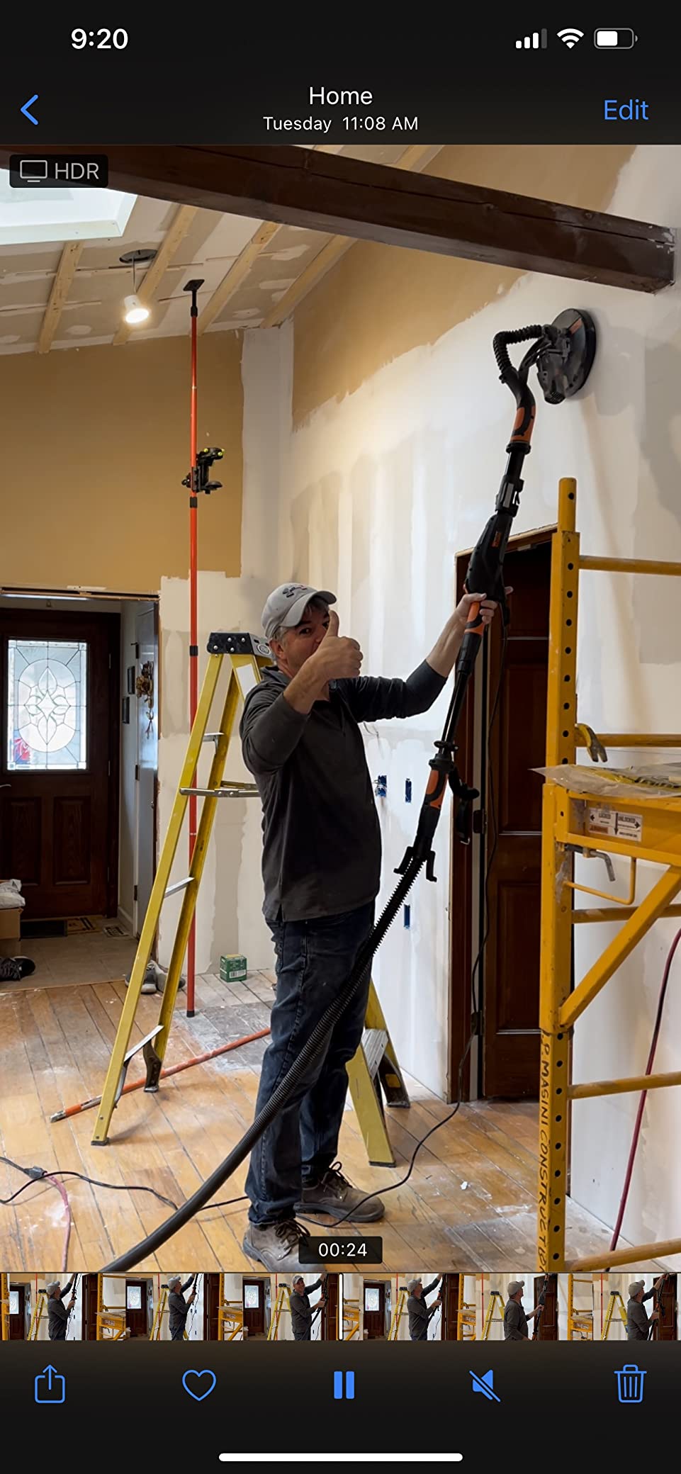 WEN 6377 Variable Speed 5-Amp Dual-Head Drywall Sander with 15-Foot Hose customer photo 2