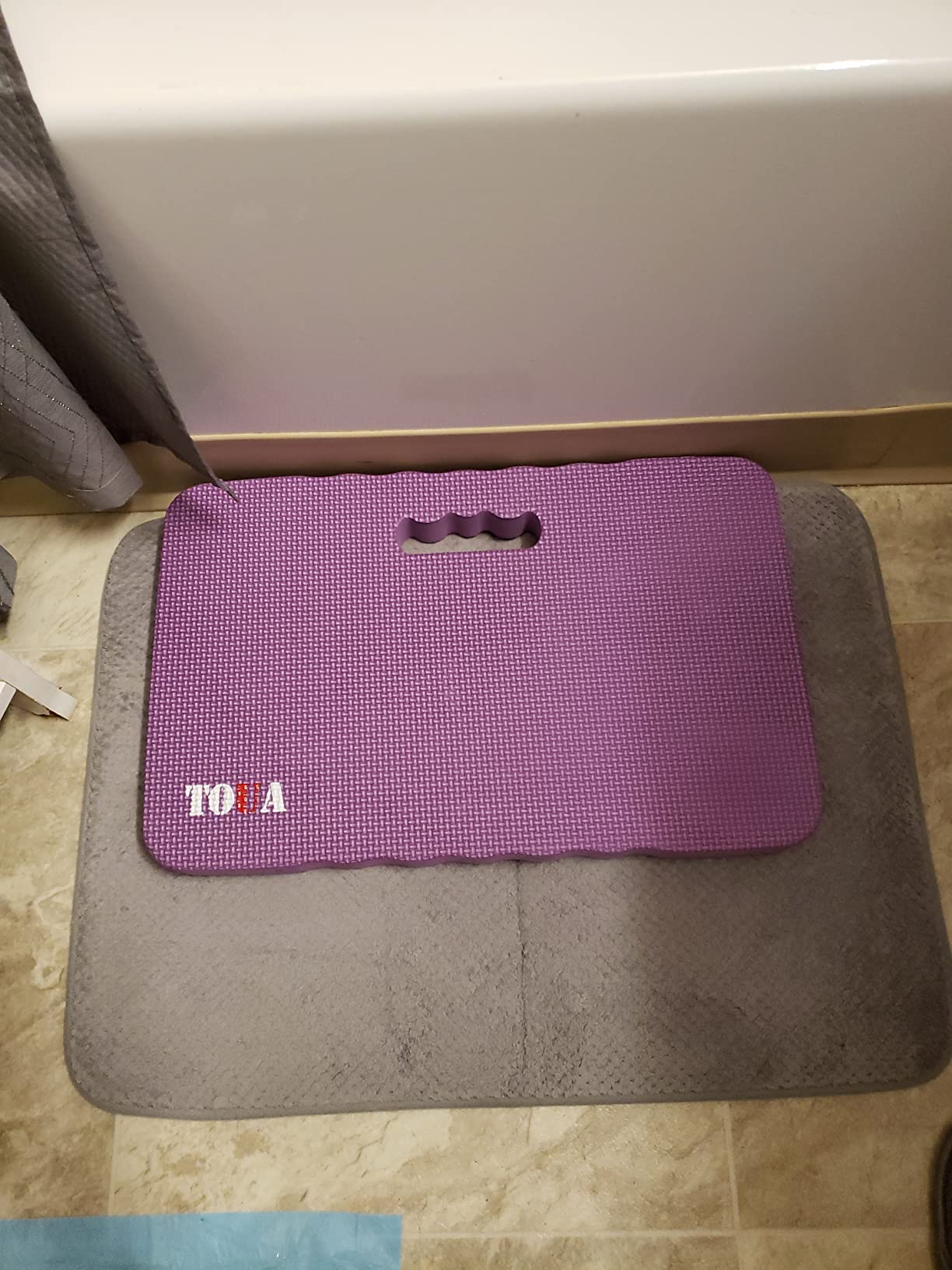 Kneeling Pad Thick Extra Large High Density Foam Comfort Kneeling Pad for Work Gardening Yoga Exercise Garden Knee Pad, 1 Pack customer photo 1