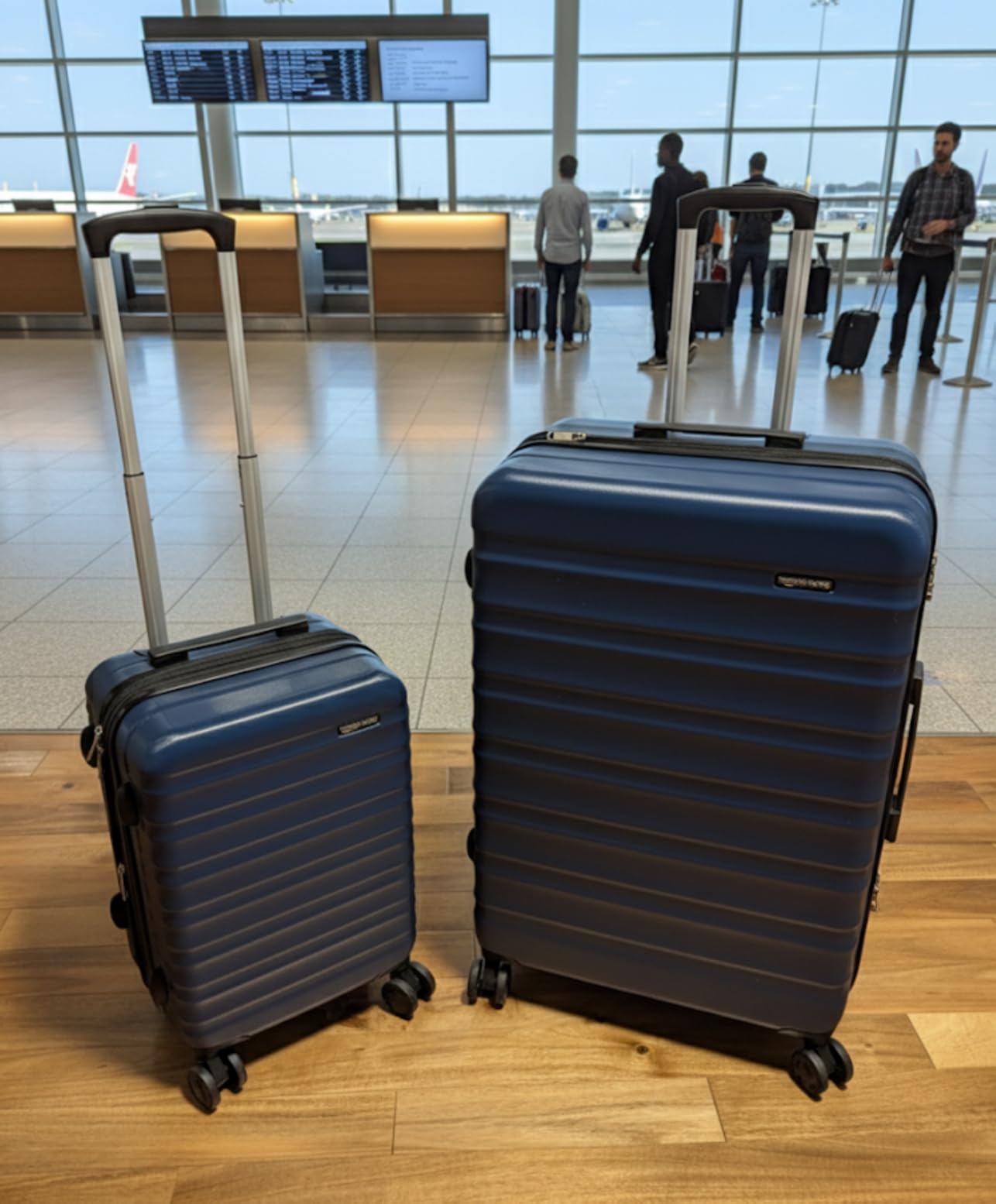 Amazon Basics 2-Piece Hardside Luggage Set (21