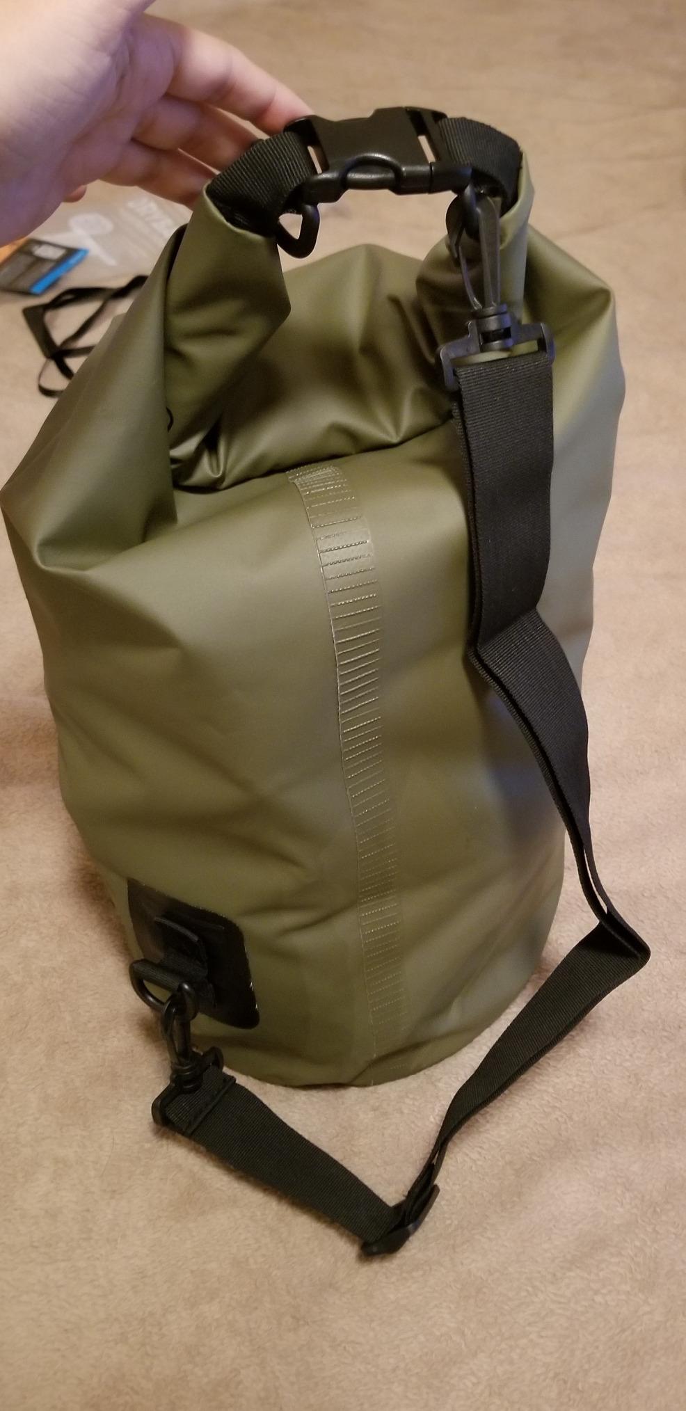 Earth Pak Waterproof Dry Bag - Roll Top Waterproof Backpack Sack Keeps Gear Dry for Kayak with Waterproof Phone Case customer photo 2