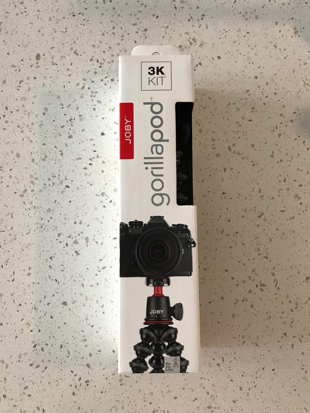 Joby GorillaPod 3K Flexible Mini-Tripod with Ball Head Kit for DSLR and Mirrorless Cameras customer photo 1