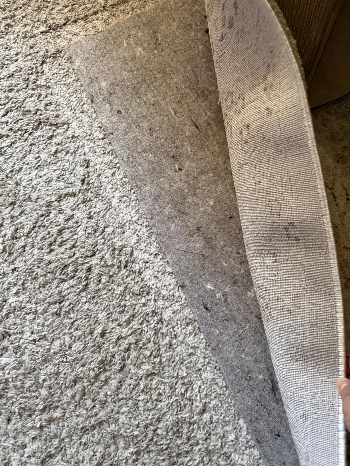 Mohawk Home Felt Rug Pad 8' x 10' - 1/4 Inch Thick Cushion for Area Rugs, Protective Underlay for Hardwood Floors, Comfort and Insulation - Felt Only Pad customer photo 1