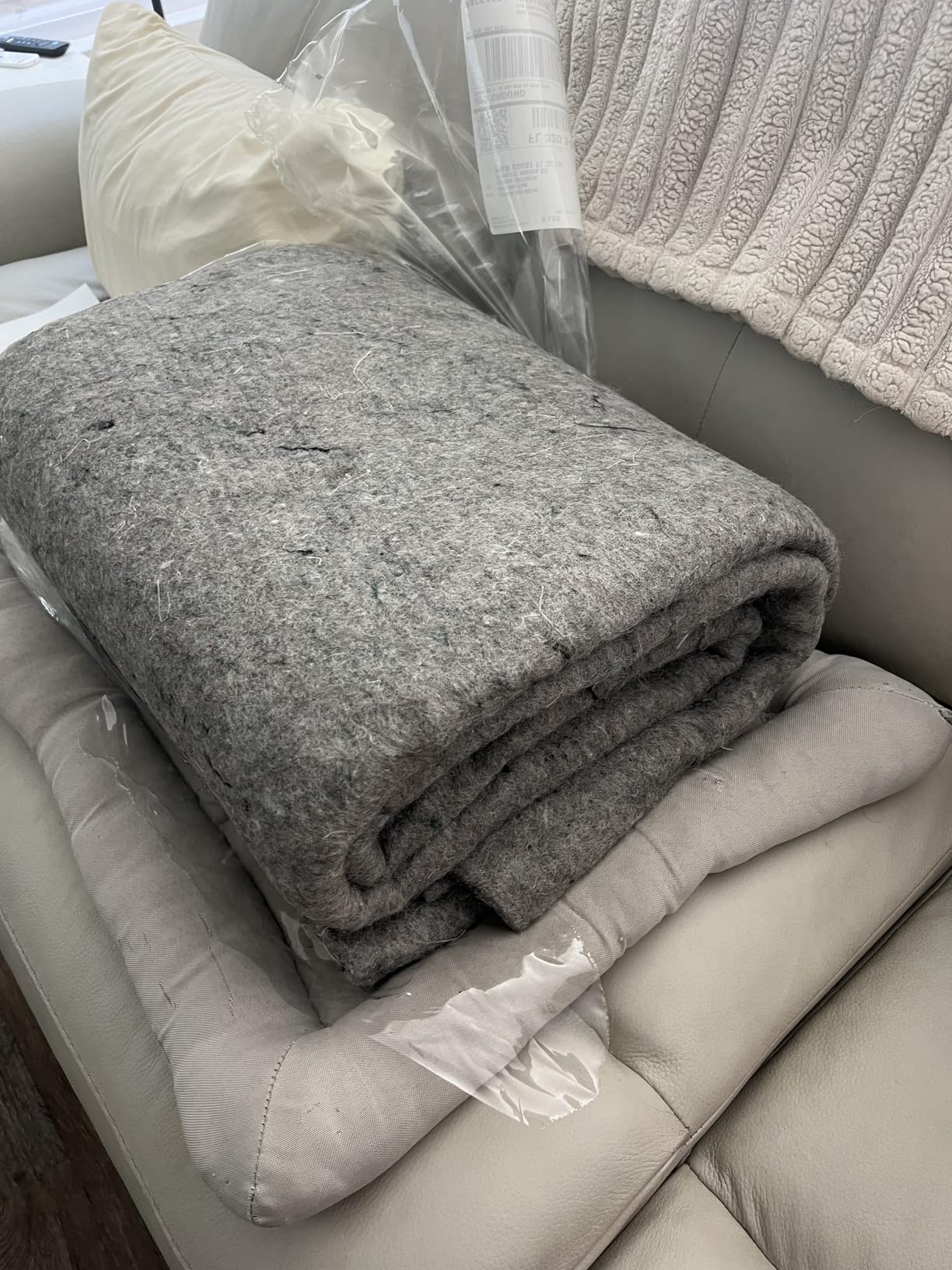 Mohawk Home Felt Rug Pad 8' x 10' - 1/4 Inch Thick Cushion for Area Rugs, Protective Underlay for Hardwood Floors, Comfort and Insulation - Felt Only Pad customer photo 2