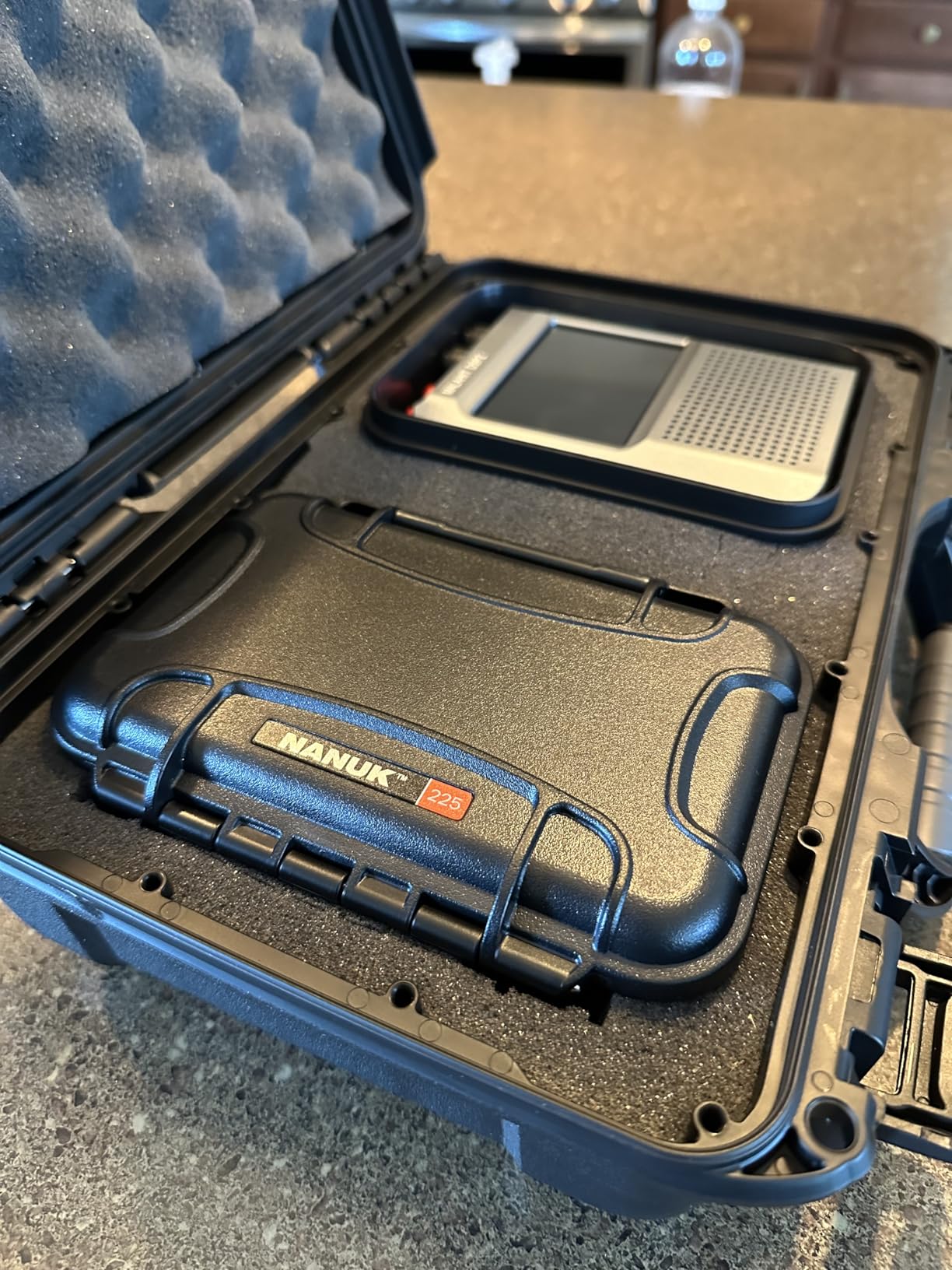 NANUK 909 Travel Hard Case with Customizable Cubed Foam - Waterproof Camera Case, 12.6 x 9 x 4.4 inches, Lightweight, Lockable, Dustproof, Impact-Resistant, Black customer photo 1