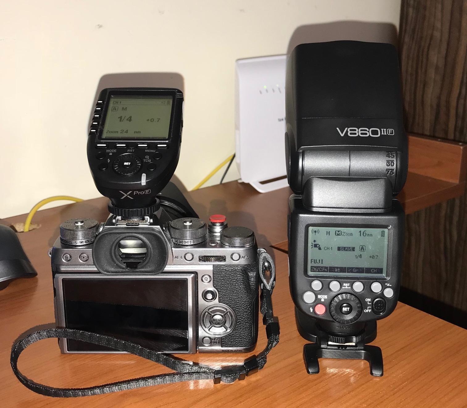 Godox XproF Xpro-F TTL Wireless Flash Trigger for Fujifilm, 2.4G X System, 1/8000s HSS Support, TTL-Convert-Manual Function, Large LCD Screen, 5 Group Buttons and 11 Customizable Settings customer photo 2
