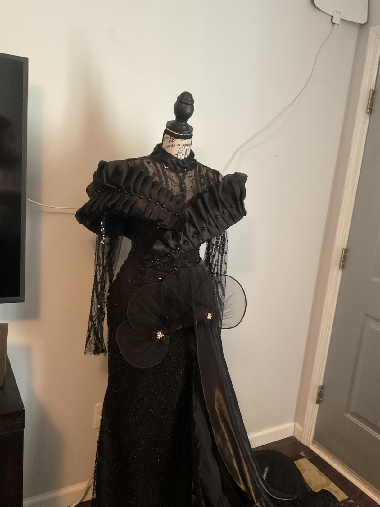 FDW | Female Mannequin Torso | Black | with 7