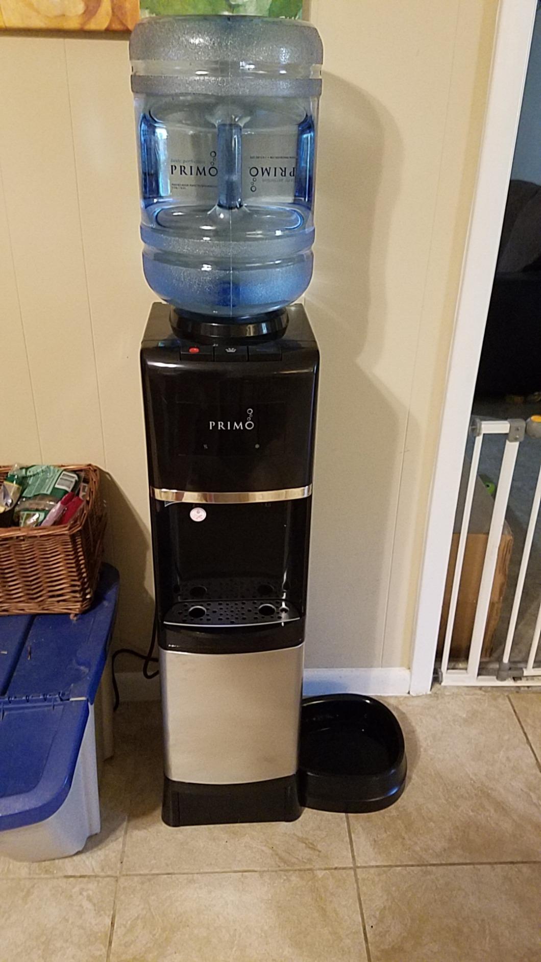 Primo Water Dispenser for 5 Gallon Bottle with Pet Drinking Station - Hot & Cold Top Loading Water Cooler Machine customer photo 2