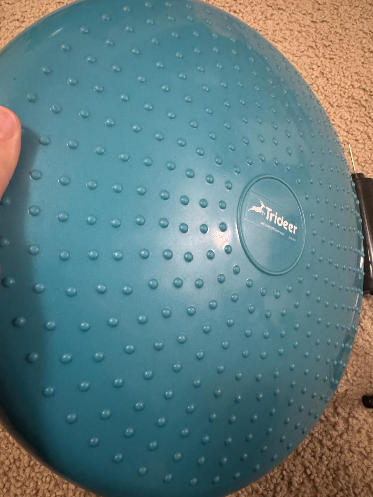 Trideer Wobble Cushion Core Balance Disc, Flexible Seating for Classroom Elementary, Wiggle Seat for Sensory Kids, Balance Pad with Inflation Pump customer photo 1