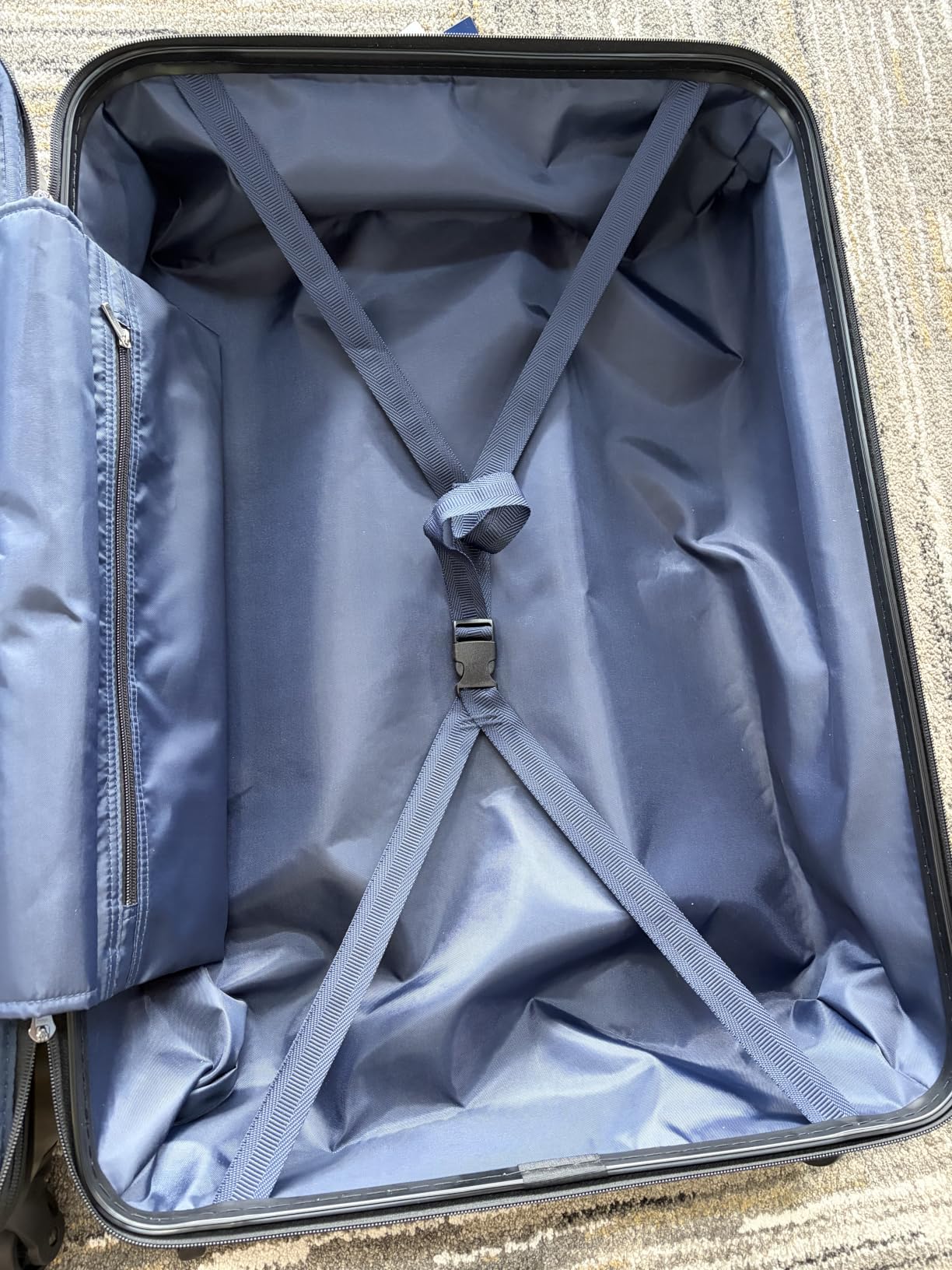 Coolife Large Checked Luggage Hardside Suitcase with Spinner Wheels, 28in customer photo 2
