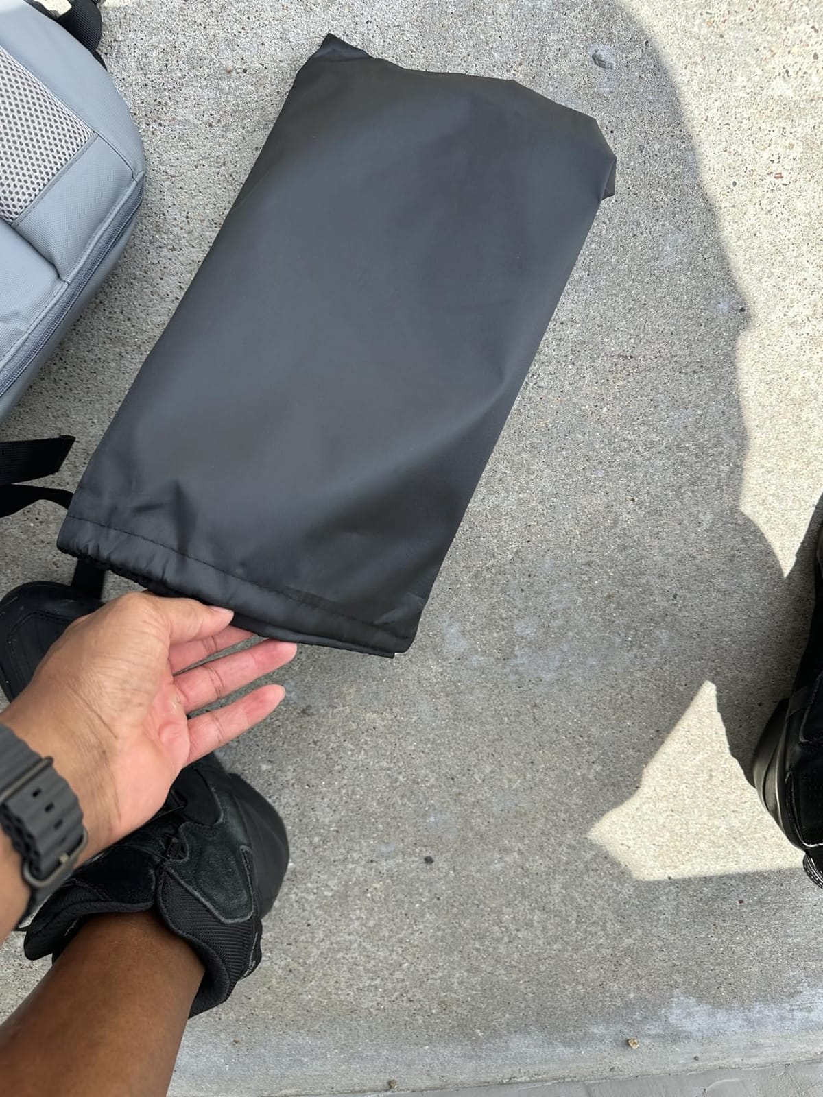 Favoto Motorcycle Cover Waterproof Outdoor Motorcycle Cover Heavy Duty | Windproof Motorcycle Tarp All Weather Rain UV Protection with Lock-Holes Night Reflective Strips & Storage Bag Fits up to 96.5