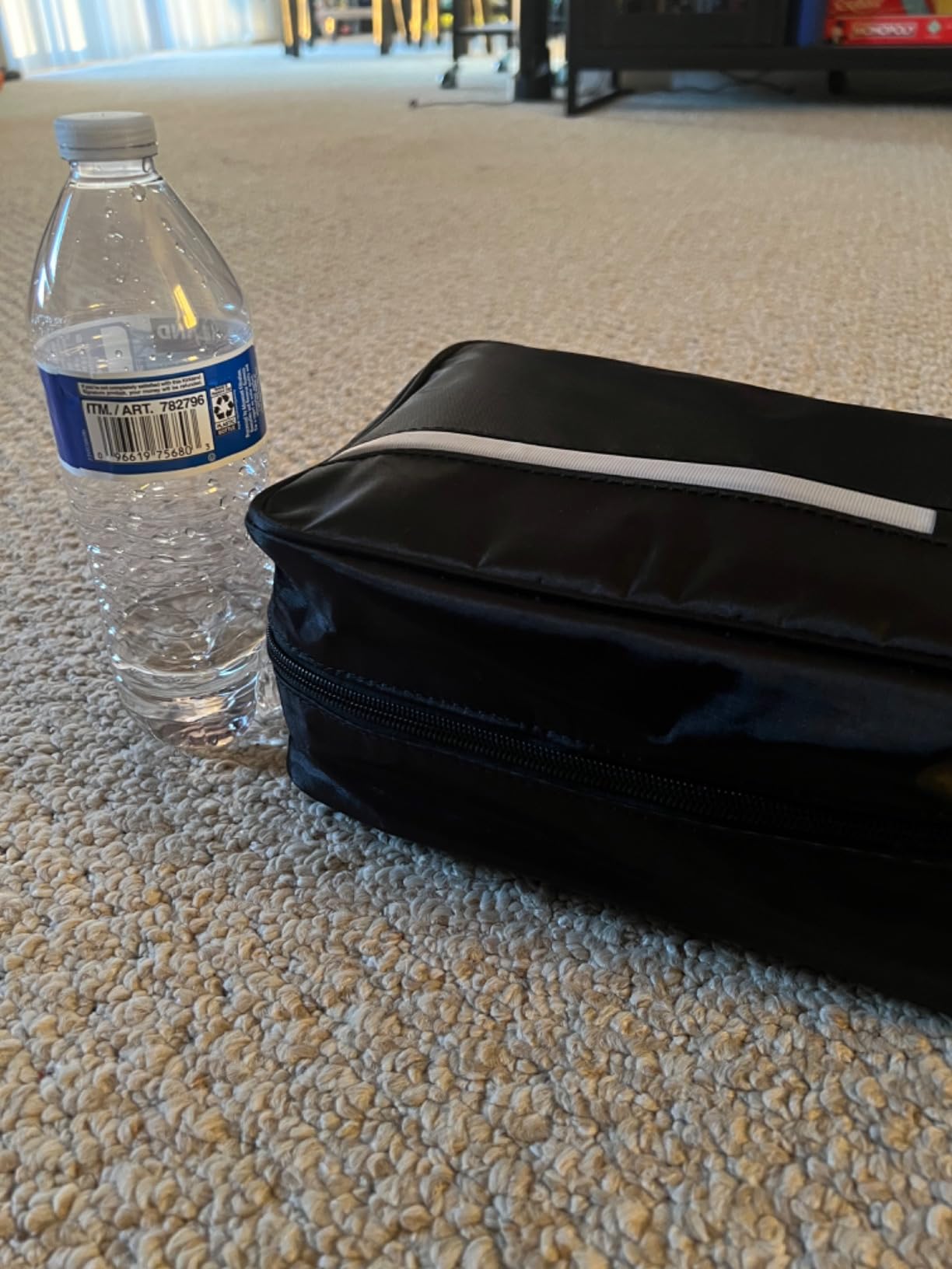 Maliton Toiletry Bag for Men & Women Travel Toiletry Bag Hanging Toiletry Bag Hygiene Bag with 4 Compartments Waterproof Bathroom Shower Bag for Traveling(Black) customer photo 2