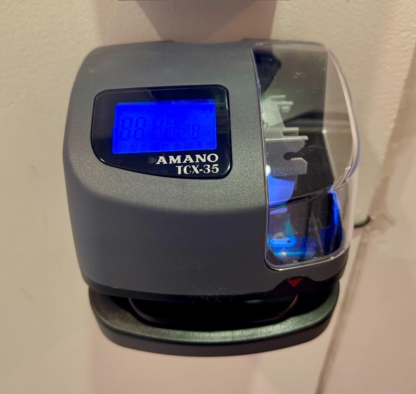 AMANO TCX-35 Time Clock for Employees, Electronic Punch Clock for Small Business, Made in USA customer photo 1