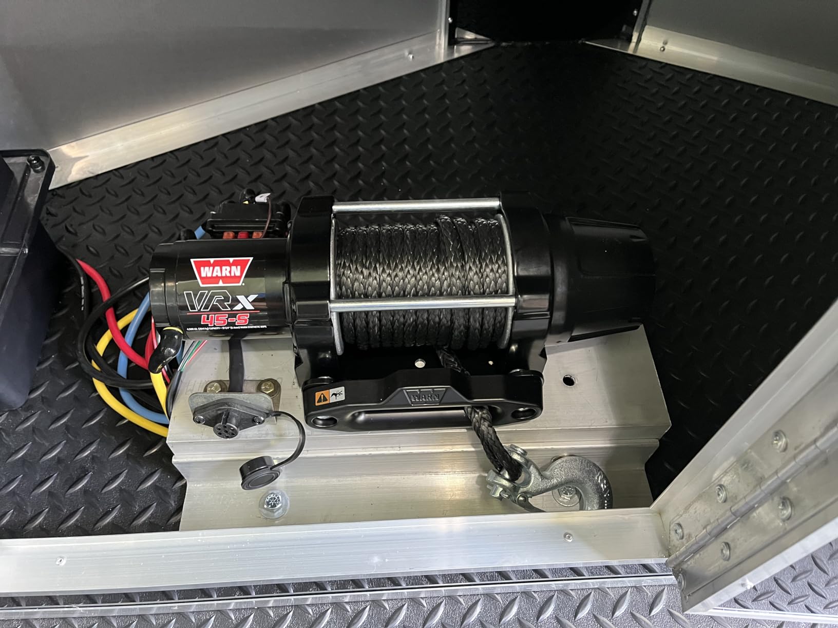 WARN VRX 45-S Powersport Winch for ATV & UTV with 4,500 lb Pulling Capacity | Synthetic Rope, Sealed Motor, All-Metal Gear Train, Waterproof Construction customer photo 1