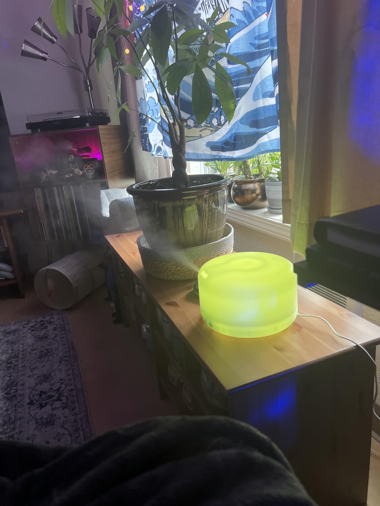 BlueHills 1000 ML Essential Oil Diffuser Premium Humidifier XL 1L Woodgrain | Aromatherapy, Remote Control, Timer, Large Room Coverage, High Mist, Whole House Diffuser, LED Lights, BPA-Free, 1 Liter D004 customer photo 2