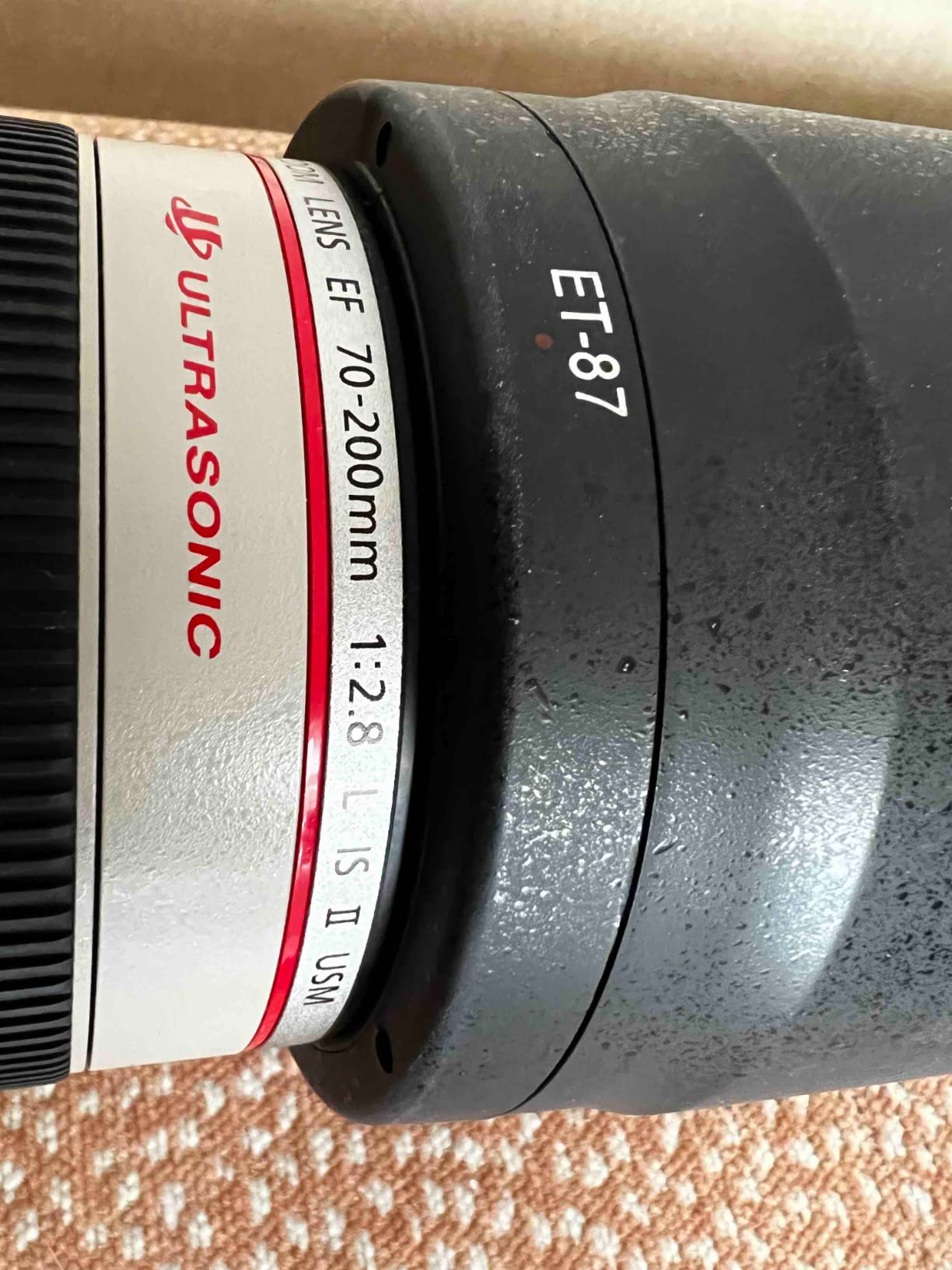 Haoge Bayonet Lens Hood Compatible with Canon EF 70-200mm f/2.8L IS II USM Lens Replaces Canon ET-87 customer photo 1