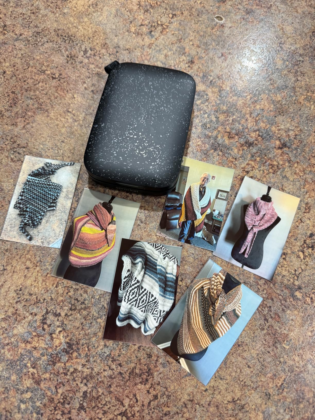 HP Sprocket Portable 2x3 Inch Instant Photo Printer (Black Noir) - Zink Sticky-Backed Paper from iOS & Android customer photo 1