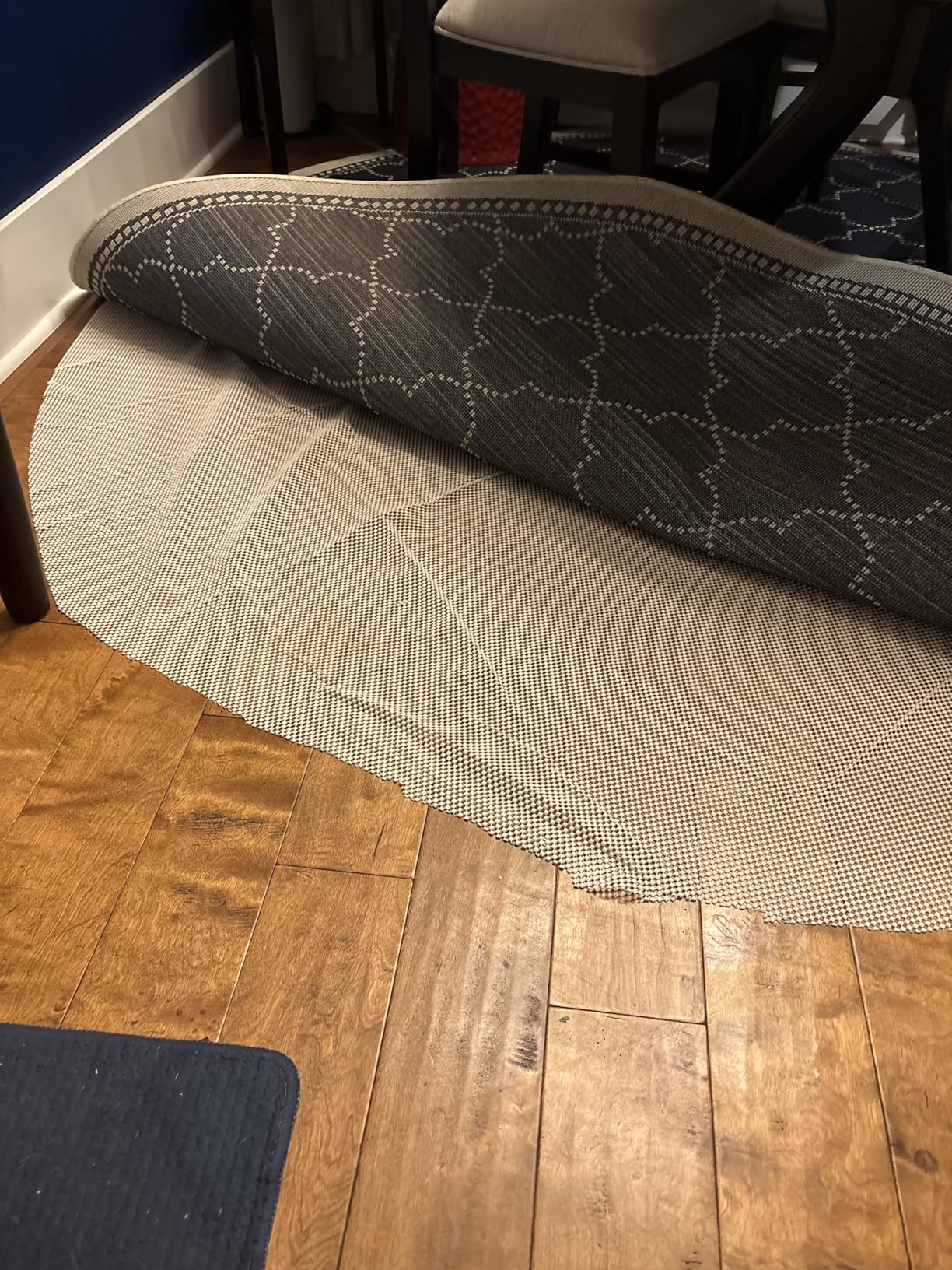 Veken Non Slip Rug Pad Gripper 8 x 10 Feet Extra Thick Pads for Any Hard Surface Floors, Keep Your Rugs Safe and in Place, Under Carpet Mat customer photo 1