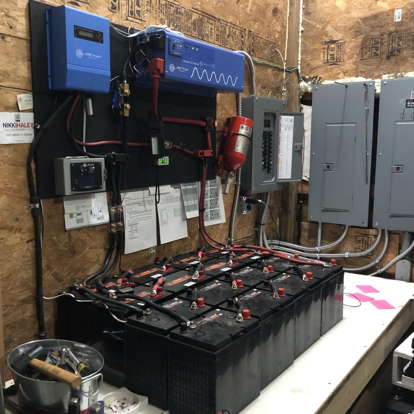 Qty 2: VMAX XTR6-235 6 Volt 235Ah Group GC2 AGM Deep Cycle Battery. Capacity: 235Ah; Energy: 1.62kWH Each; Reserve Capacity: 500min Each customer photo 1