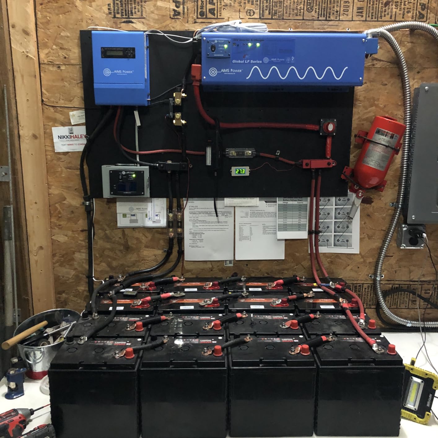 Qty 2: VMAX XTR6-235 6 Volt 235Ah Group GC2 AGM Deep Cycle Battery. Capacity: 235Ah; Energy: 1.62kWH Each; Reserve Capacity: 500min Each customer photo 2