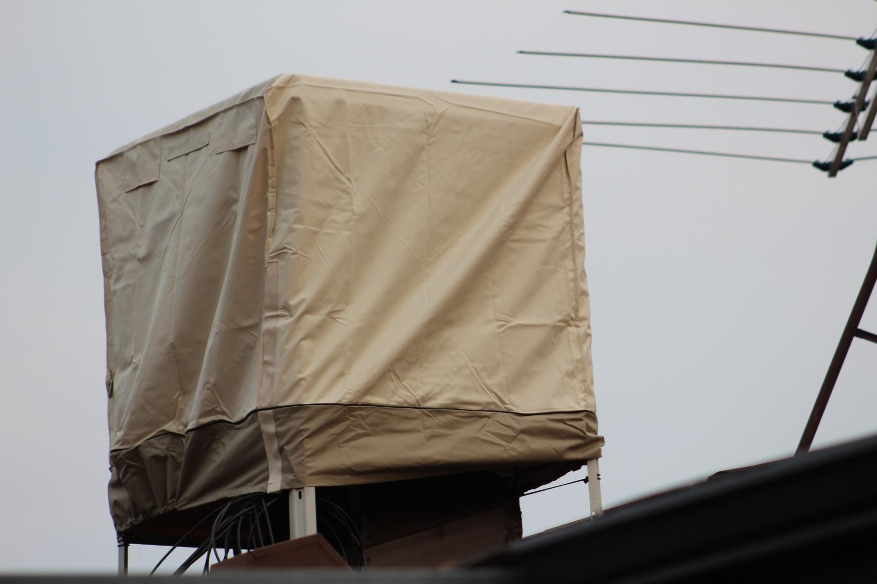 COSFLY Air Conditioner Cover for Outside Units, AC Cover 36 x 36 x 39 Inch | Heavy Duty, Waterproof 600D Oxford, Windproof, Tear Resistant, Anti-snow, Air Vent Prevent Condensation, Easy Install, Square customer photo 1