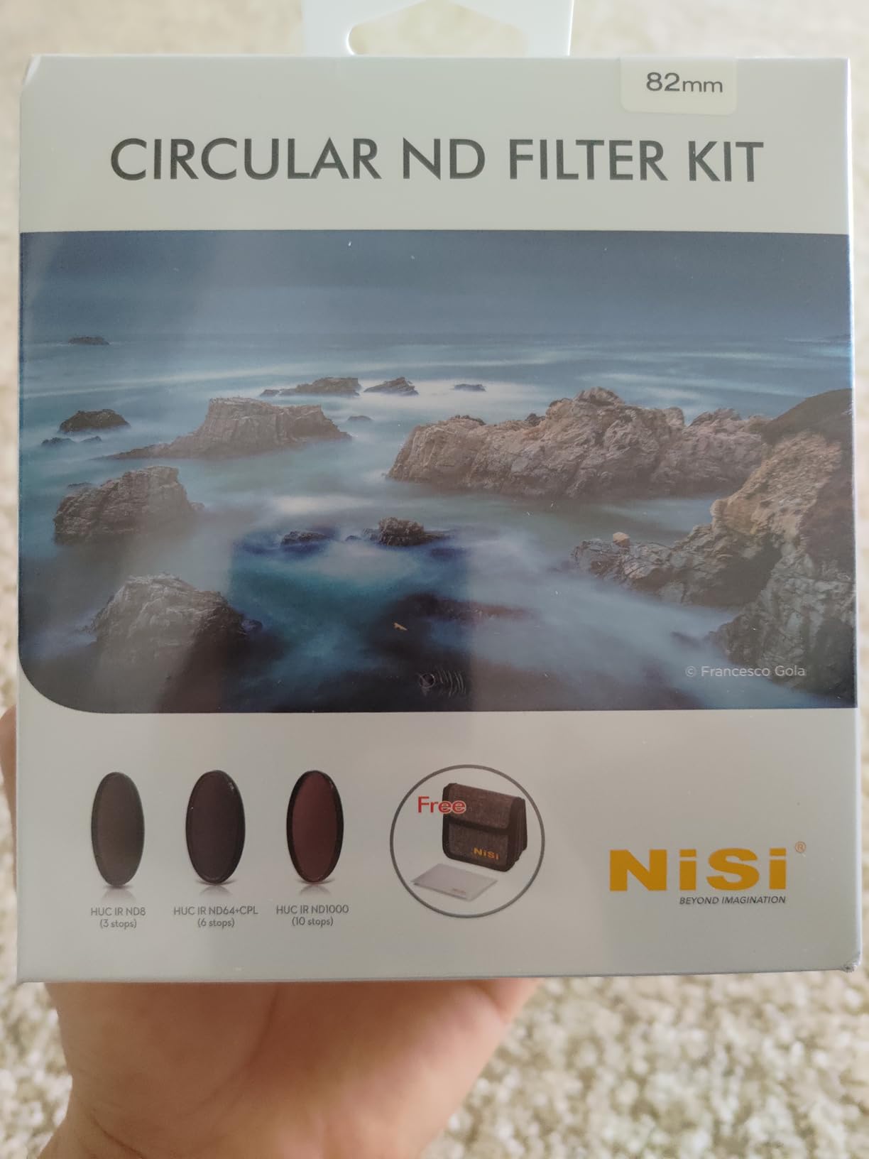 NiSi 72mm Circular ND Filter Kit, ND8 ND64+CPL ND1000 | Includes 3/6/10 Stop ND Filters, 4-Pocket Case & Cleaning Cloth for Long Exposure Photography customer photo 1
