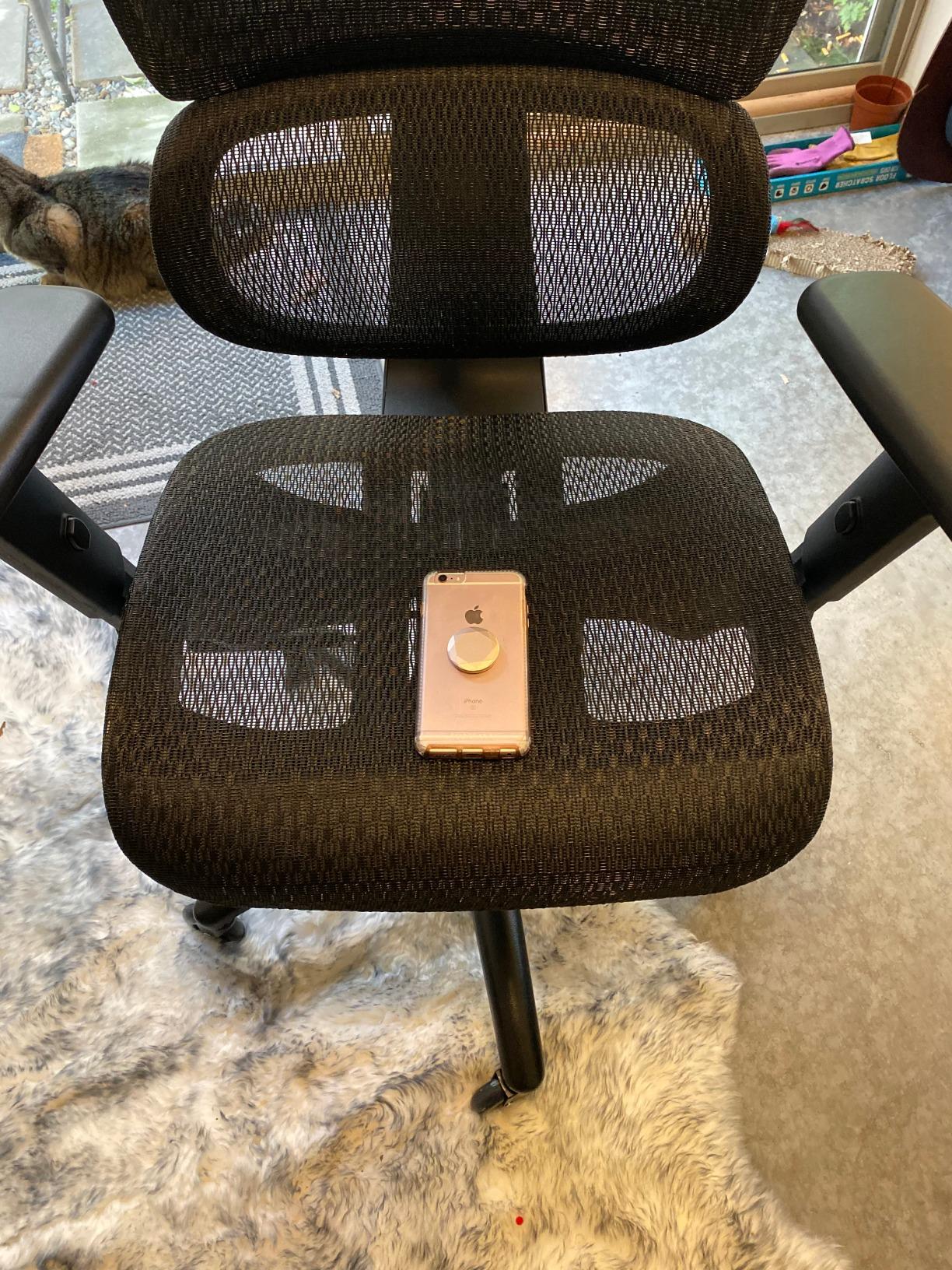 Nouhaus Ergo3D Ergonomic Office Chair Lumbar Support Mesh Office Chair with 4D Adjustable Armrest, Adjustable Headrest and Wheels, Mesh High Back Home Office Desk Chairs(Black) customer photo 1