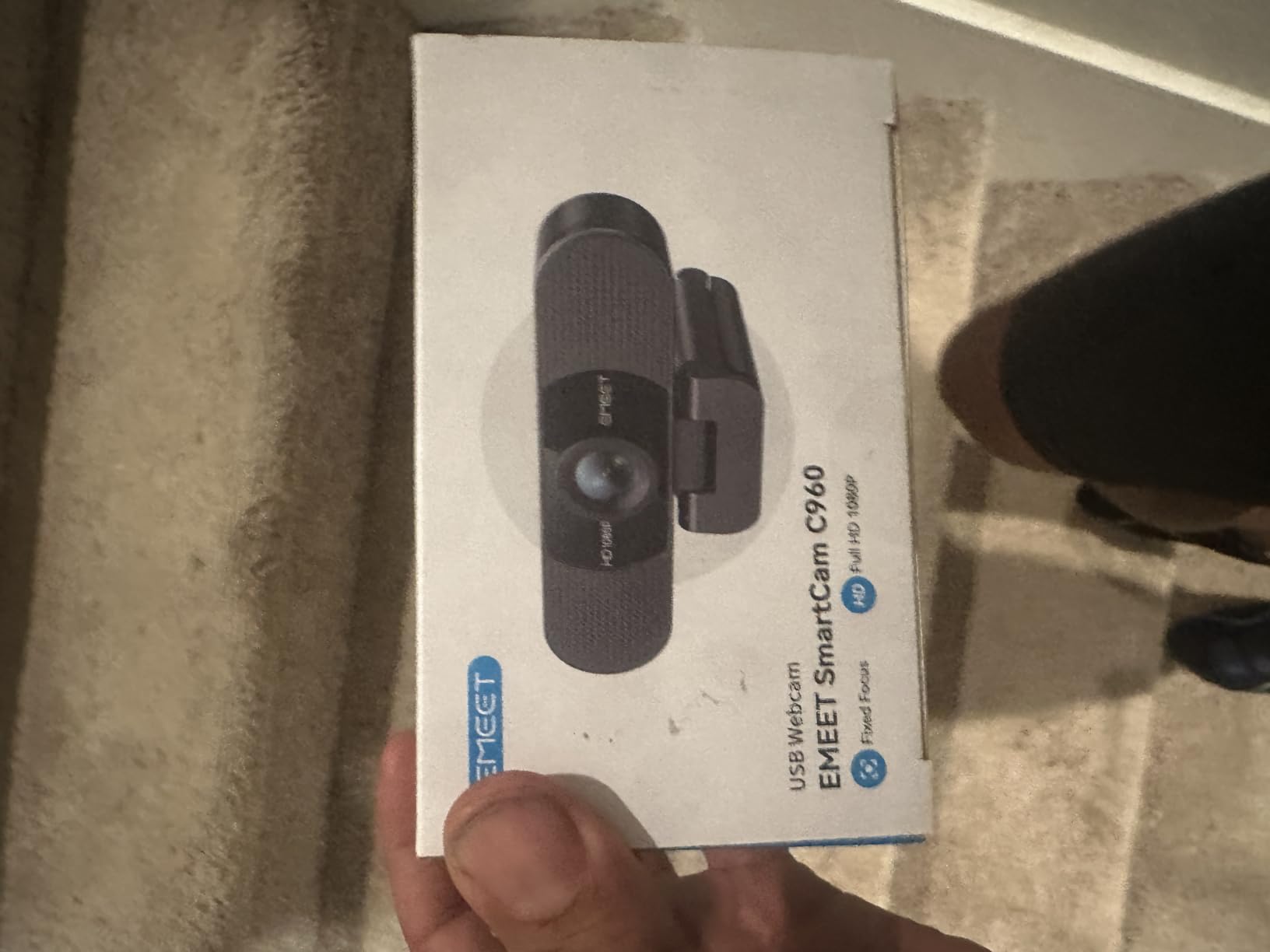 EMEET 1080P Webcam with Microphone, C960 Web Camera 2 Mics Streaming Webcam | 90°FOV Computer Camera, Plug and Play USB Web Cam for Online Calling/Conferencing, Zoom/Teams/Facetime/YouTube, Laptop/PC customer photo 2