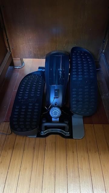 DeskCycle Under Desk Elliptical Machine up to 40 lbs Magnetic Resistance Foot Pedaler, Ultra-Smooth & Silent Seated Leg Exerciser, Heavy Duty Non-Sliding Steel Frame customer photo 1