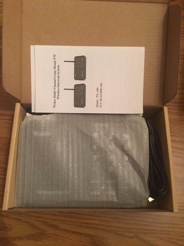 Intercoms Wireless for Home 5280 Feet Range 10 Channel 3 Code, Wireless Intercom System for Home House Business Office, Room to Room Intercom, Home Communication System (6 Packs, Black) customer photo 2
