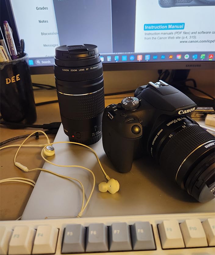 Canon EOS Rebel T7 DSLR Camera Bundle with EF-S 18-55mm is II Lens | 24.1MP, Wi-Fi, USA Warranty | Deco Gear Case, Double Battery, 64GB Card, Cleaning Kit & Mini Tripod customer photo 1