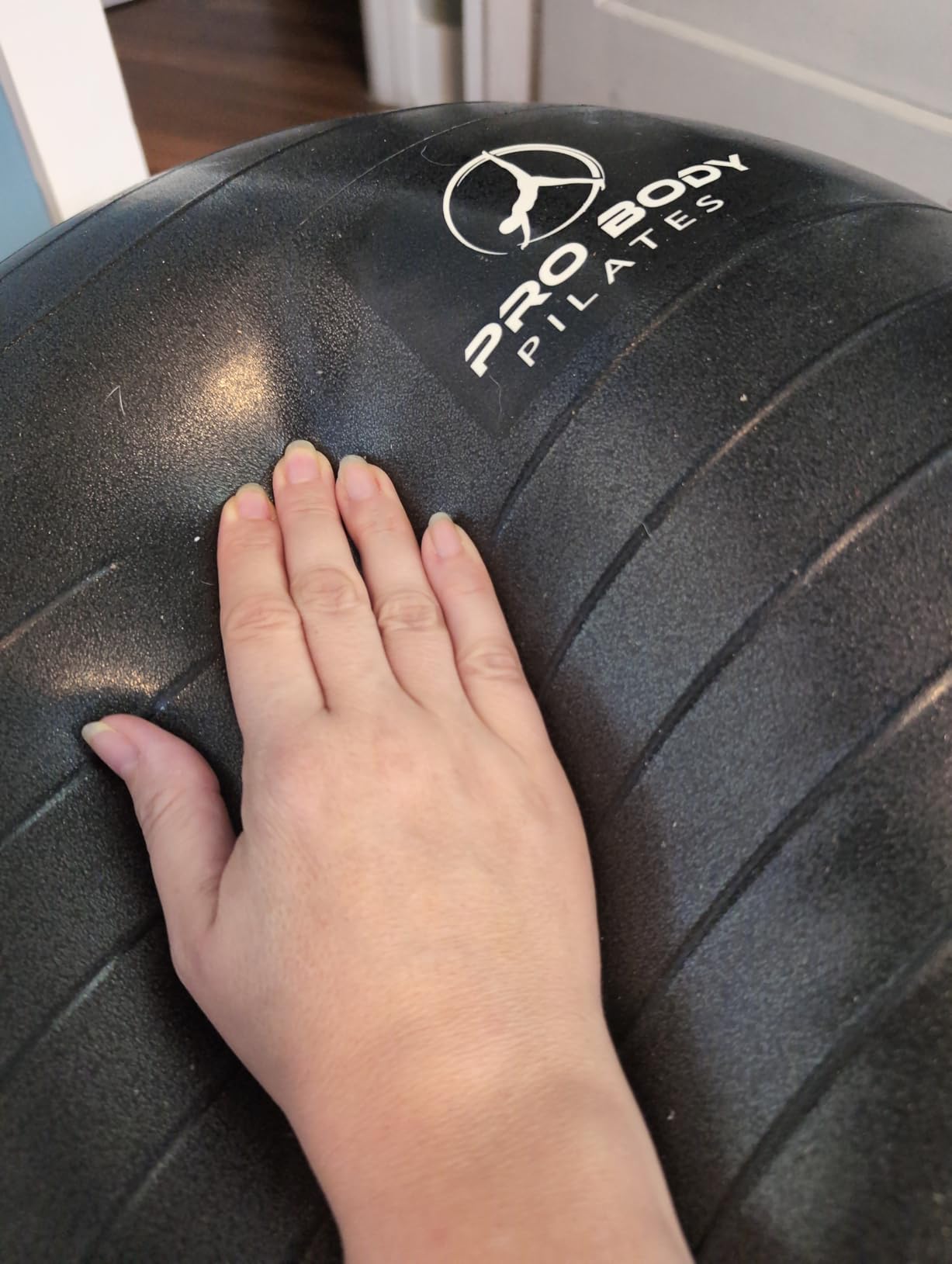 ProBody Pilates Yoga Ball Chair for Office, with Base | Stability Ring, 880 lb Anti-Burst, 65/75 cm Exercise Ball Chair, Home Office & PT Use, Pump, Balance Ball Chair customer photo 2