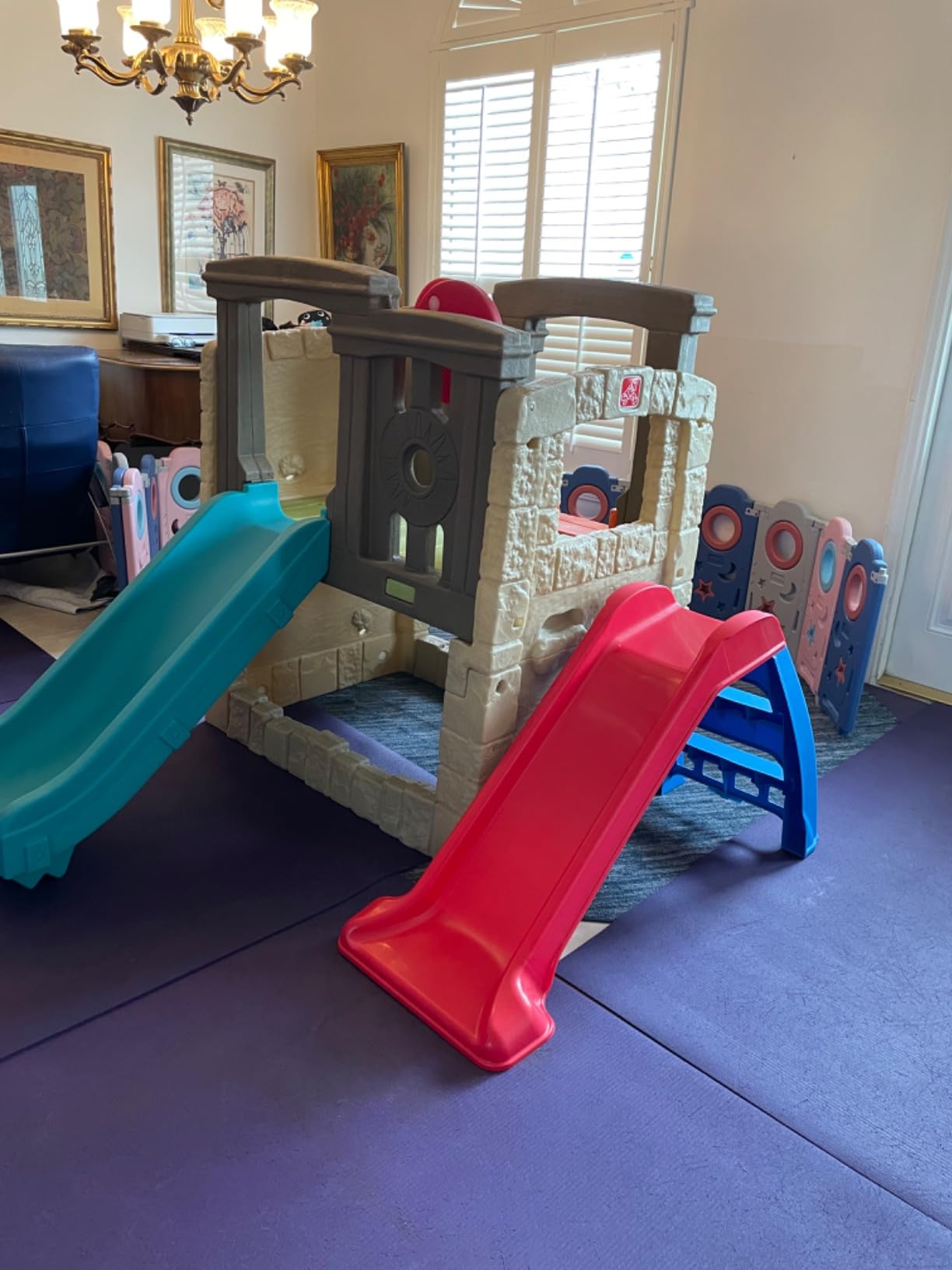 Step2 Woodland Climber II Kids Playset, Ages 2-6 Years Old, Toddler Slide and Climbing Wall, Outdoor Playground for Backyard, Sturdy Plastic Frame, Easy Set Up customer photo 1