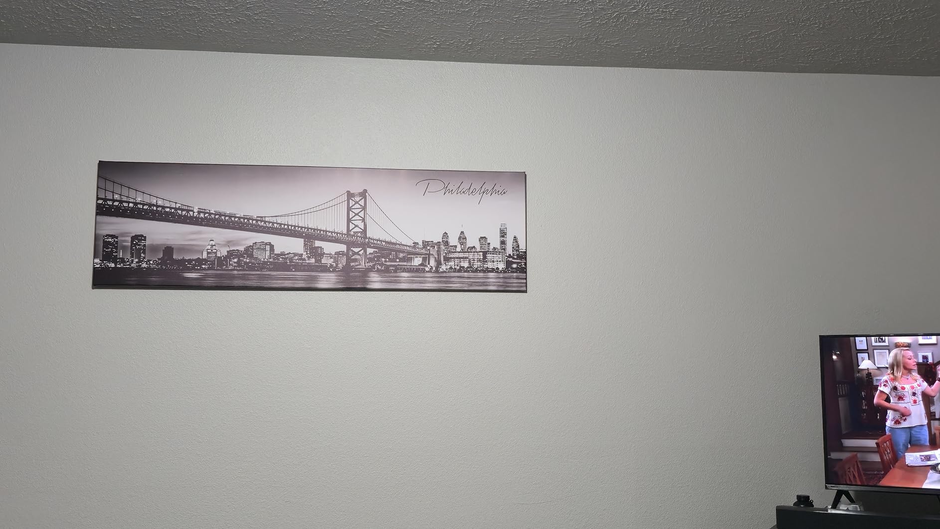 DJSYLIFE Black and White New Orlean City Skyline Canvas Wall Art | 13.8