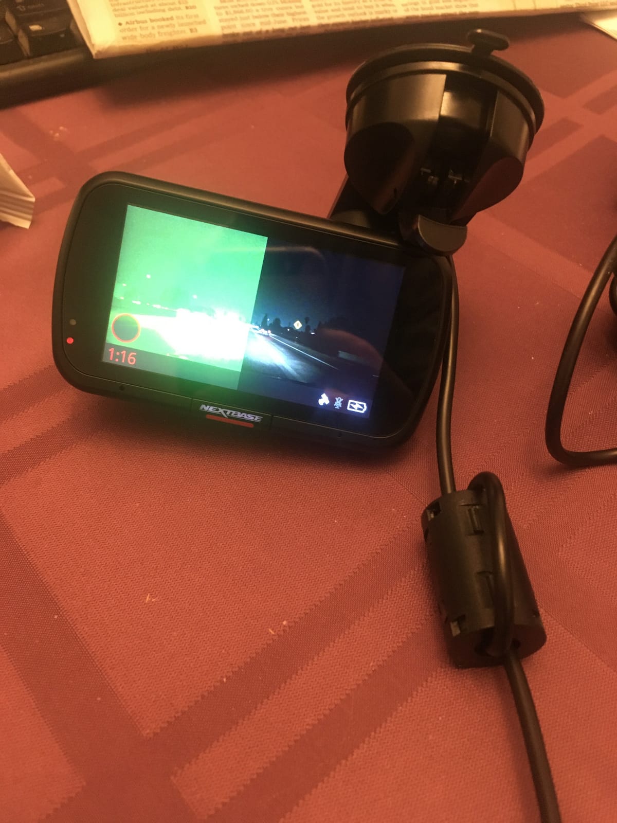 Nextbase 1440p HD Wi-Fi Dash Cam 522GW with Alexa - 1440p HD Wi-Fi Dash Cam customer photo 2